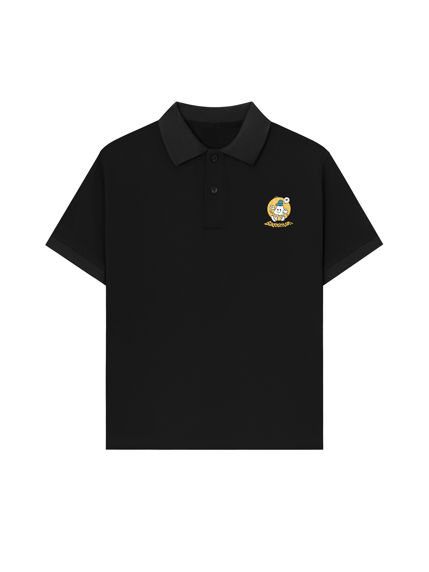 Áo Polo Relaxed Fit Badminton Cartoon