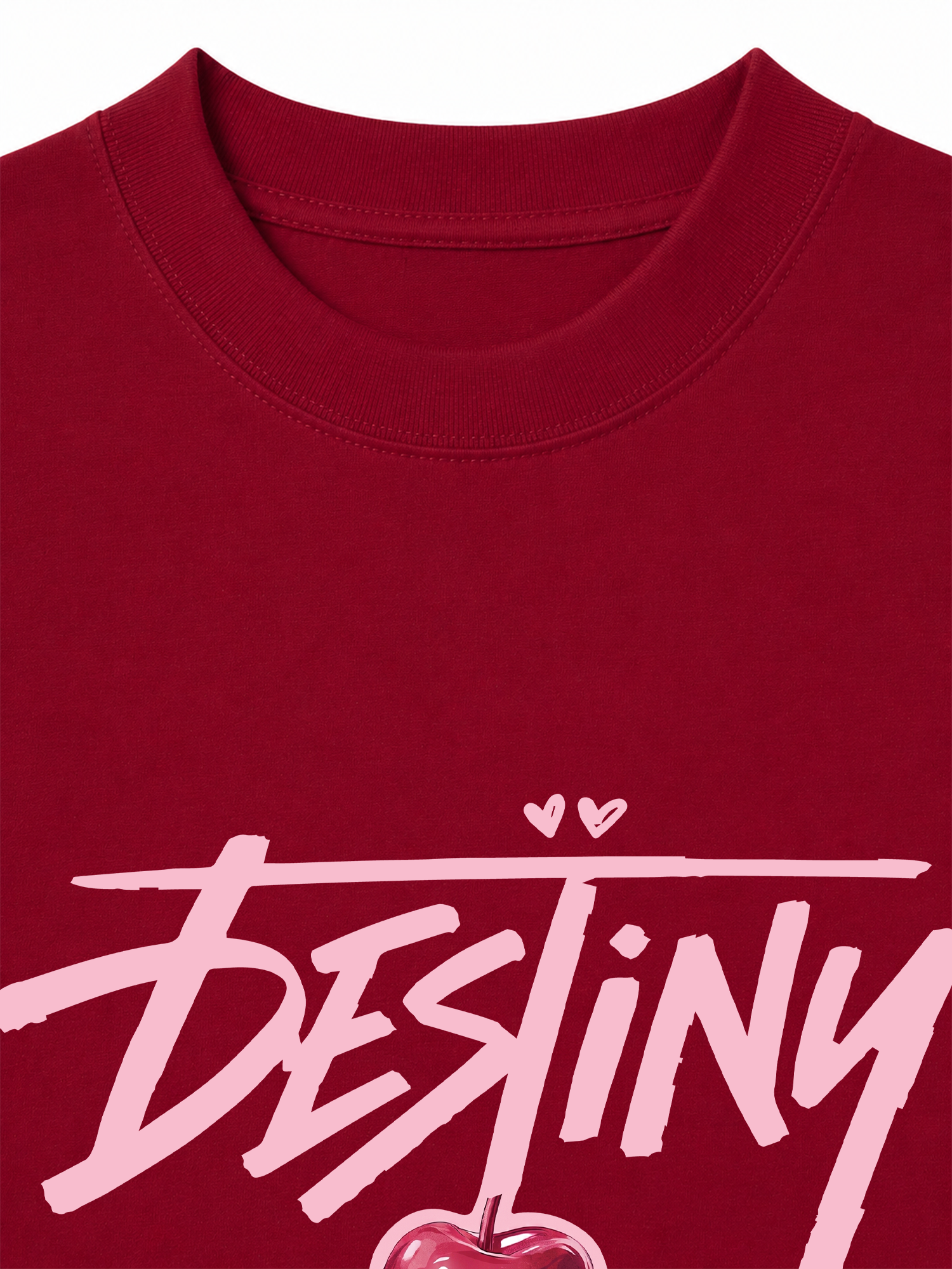 Áo Thun Relaxed Fit Destiny Cherry Heart