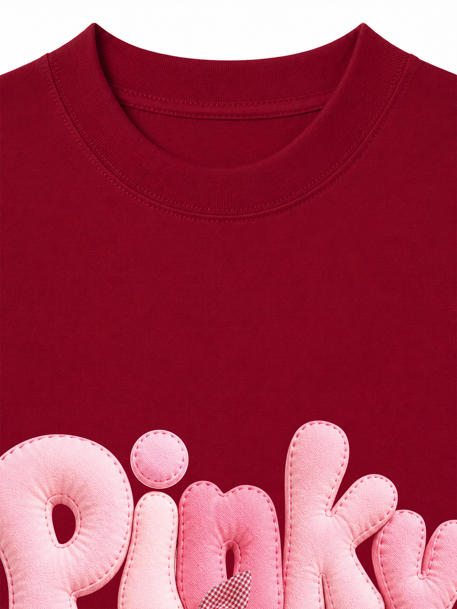 Áo Thun Relaxed Fit Cute Gang Pinky Girl