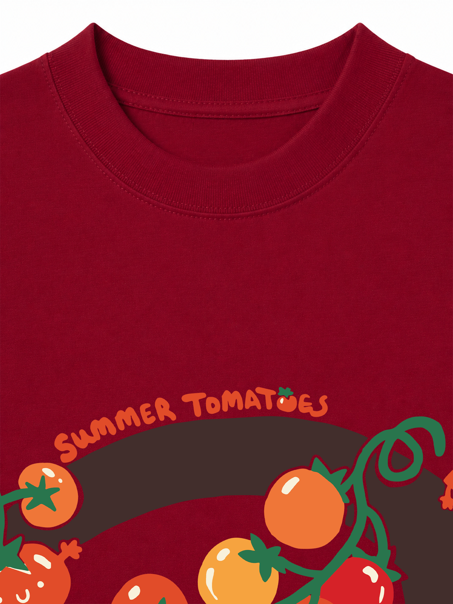 Áo Thun Relaxed Fit Yummy Mood Summer Tomatoes