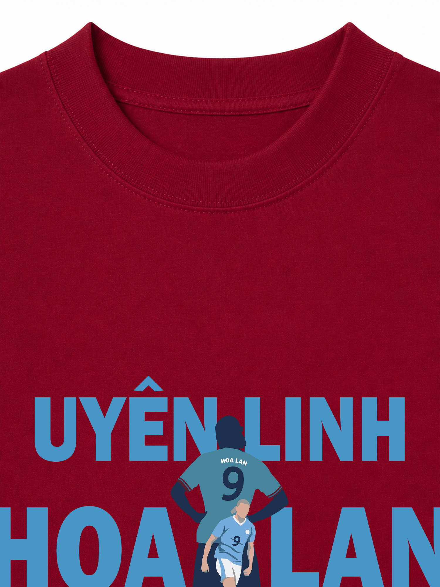 Áo Thun Relaxed Fit Soccer Uyên Linh Hoa Lan