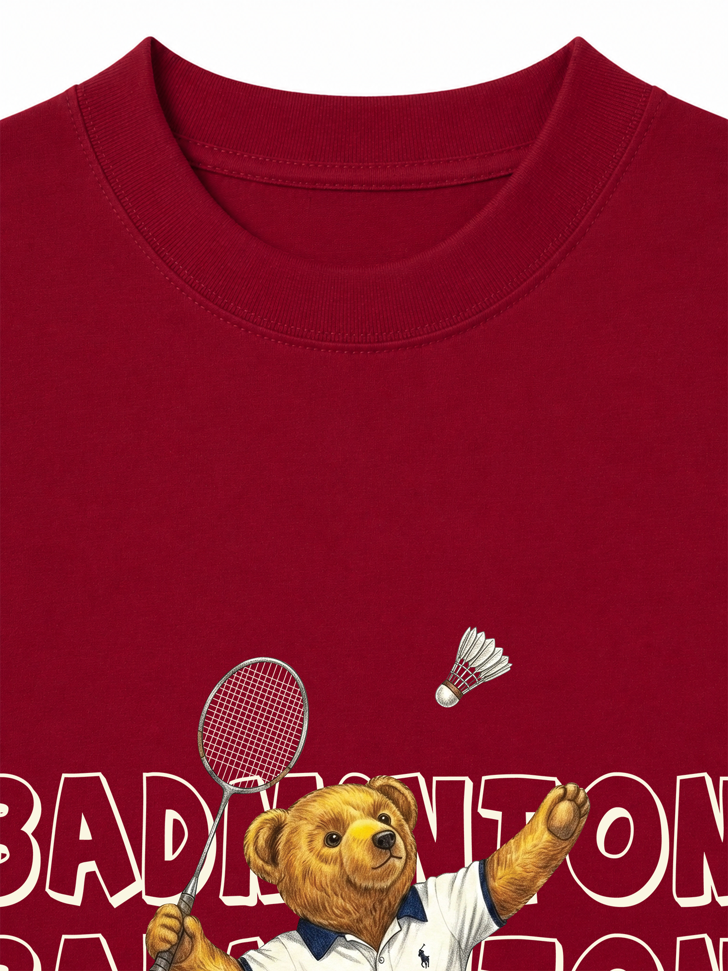 Áo Thun Relaxed Fit Badminton Teddy