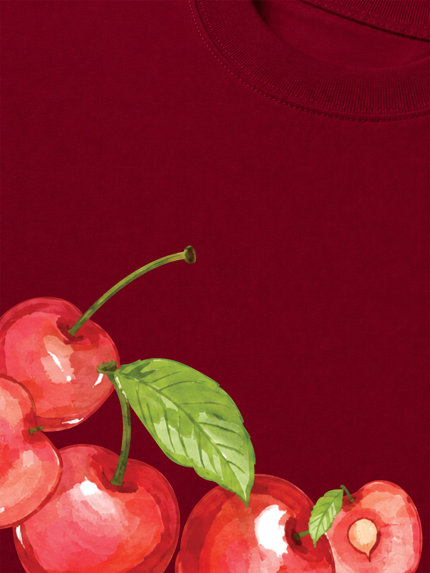 Áo Thun Relaxed Fit Tropical Cherry Sweet Fruit