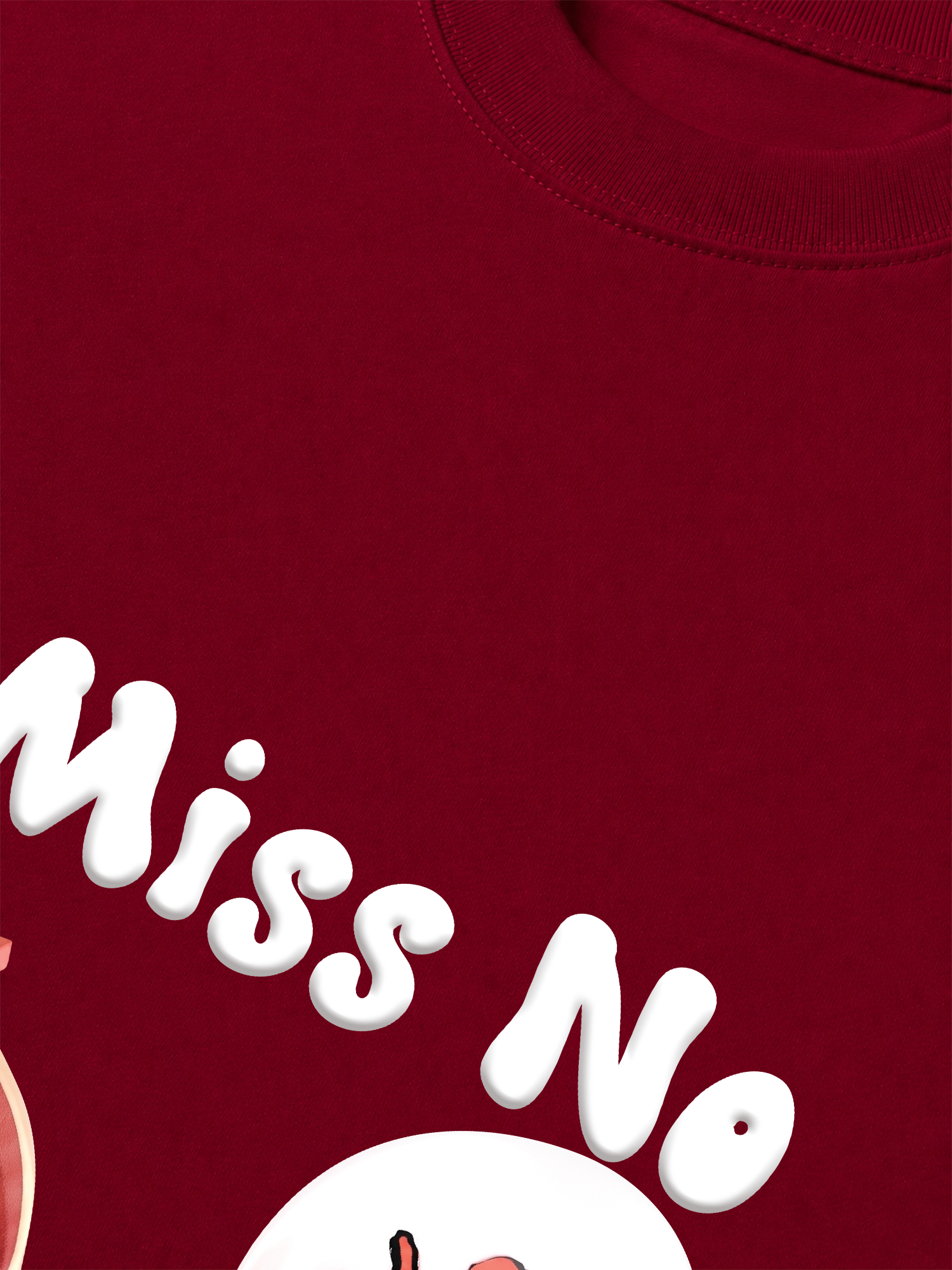 Áo Thun Relaxed Fit Cute Gang Miss No
