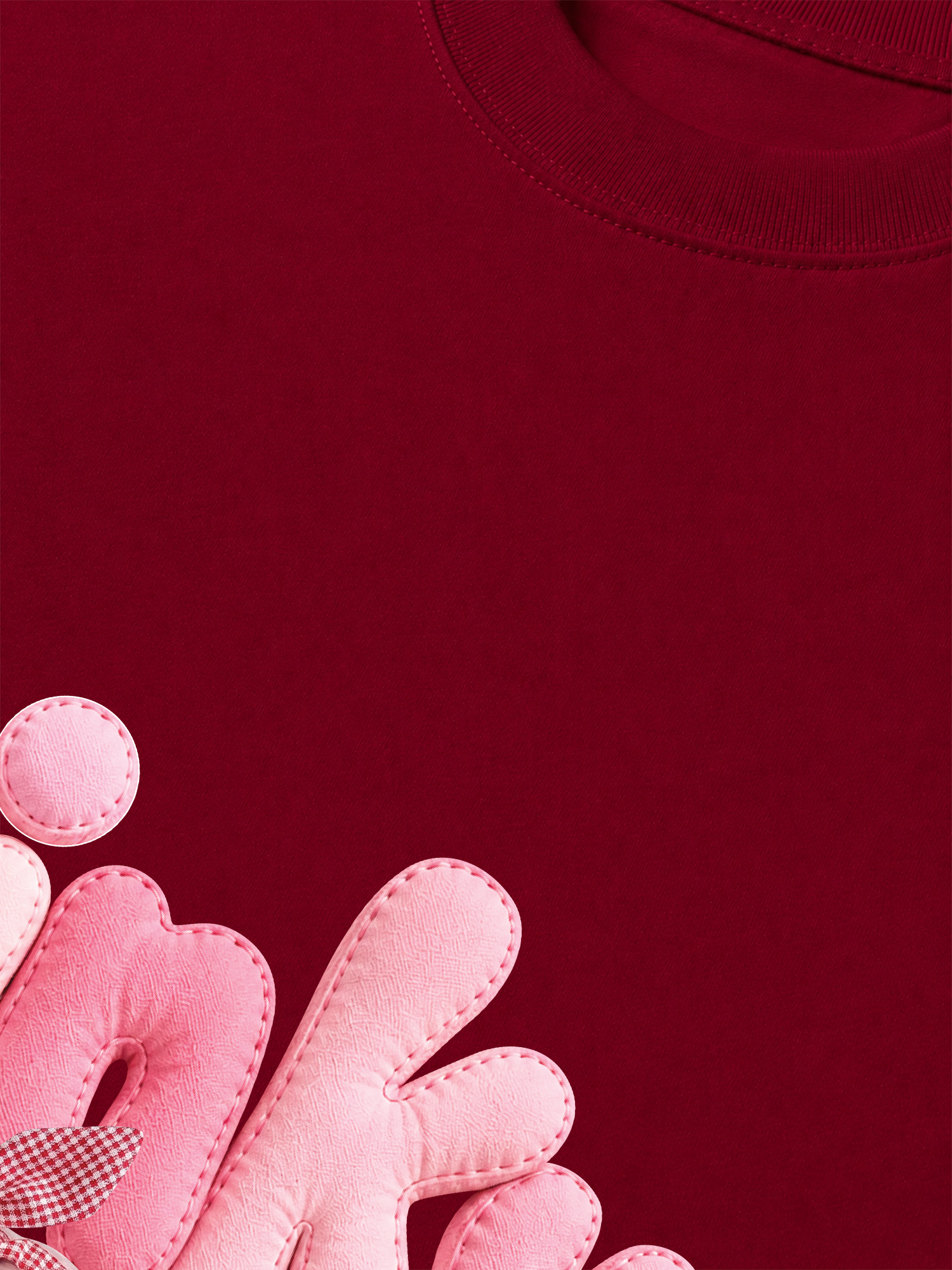 Áo Thun Relaxed Fit Cute Gang Pinky Girl