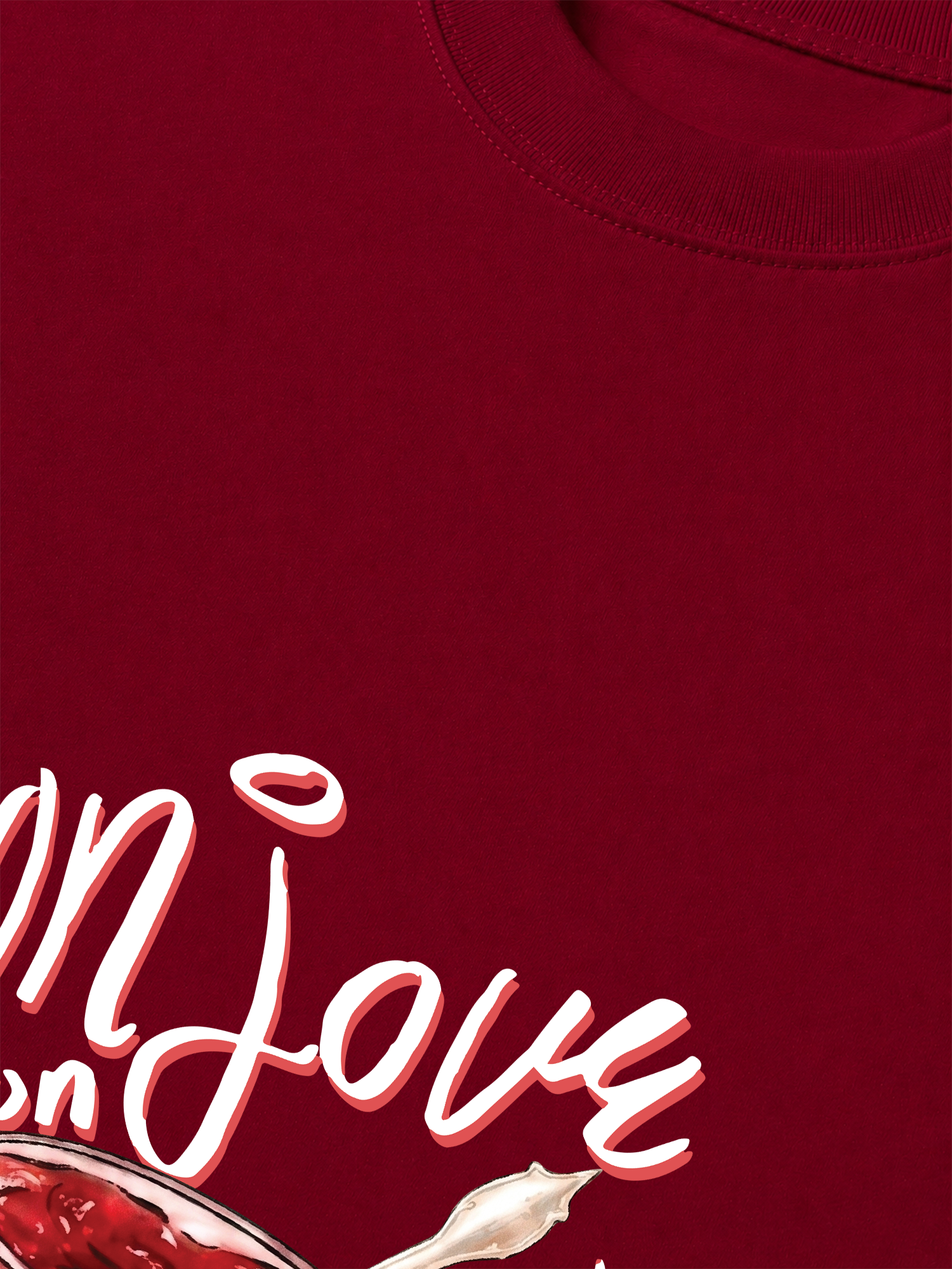 Áo Thun Relaxed Fit Yummy Mood Bonjour Amour