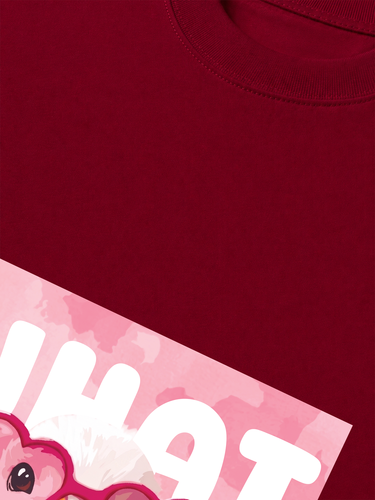 Áo Thun Relaxed Fit Farm What The Duck Pink