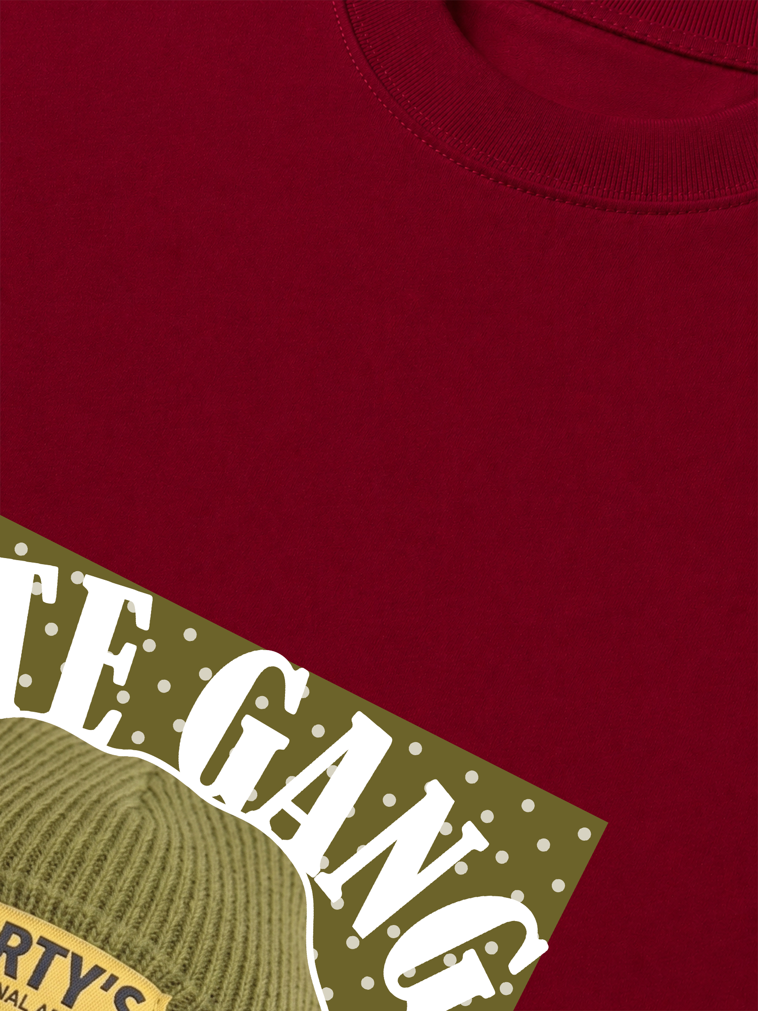 Áo Thun Relaxed Fit Cute Gang Green Dotty