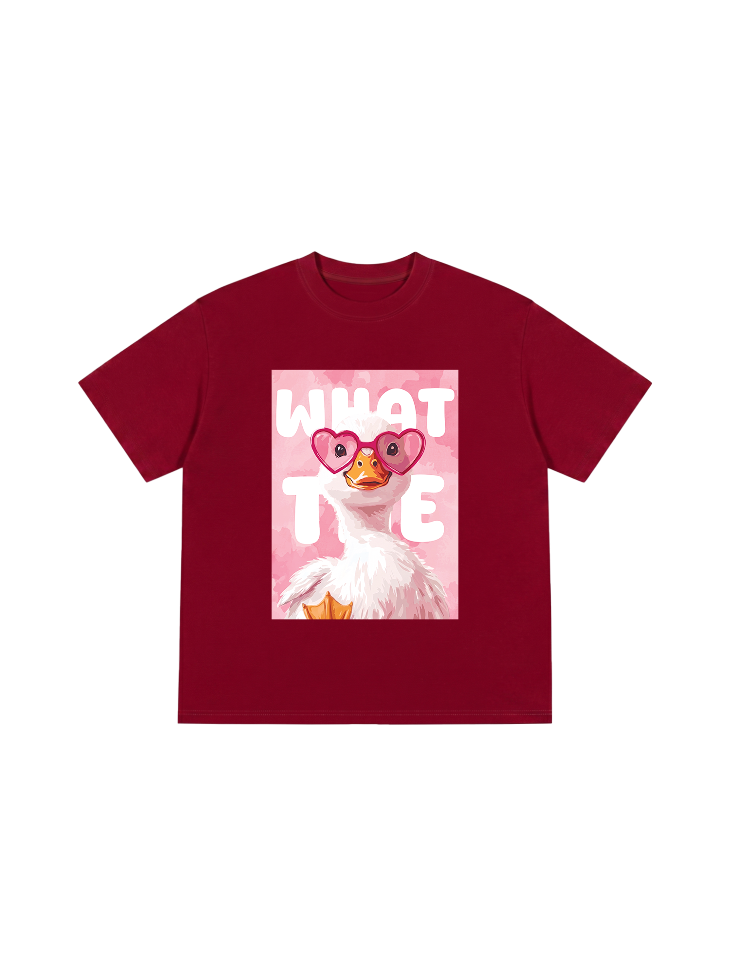 Áo Thun Relaxed Fit Farm What The Duck Pink