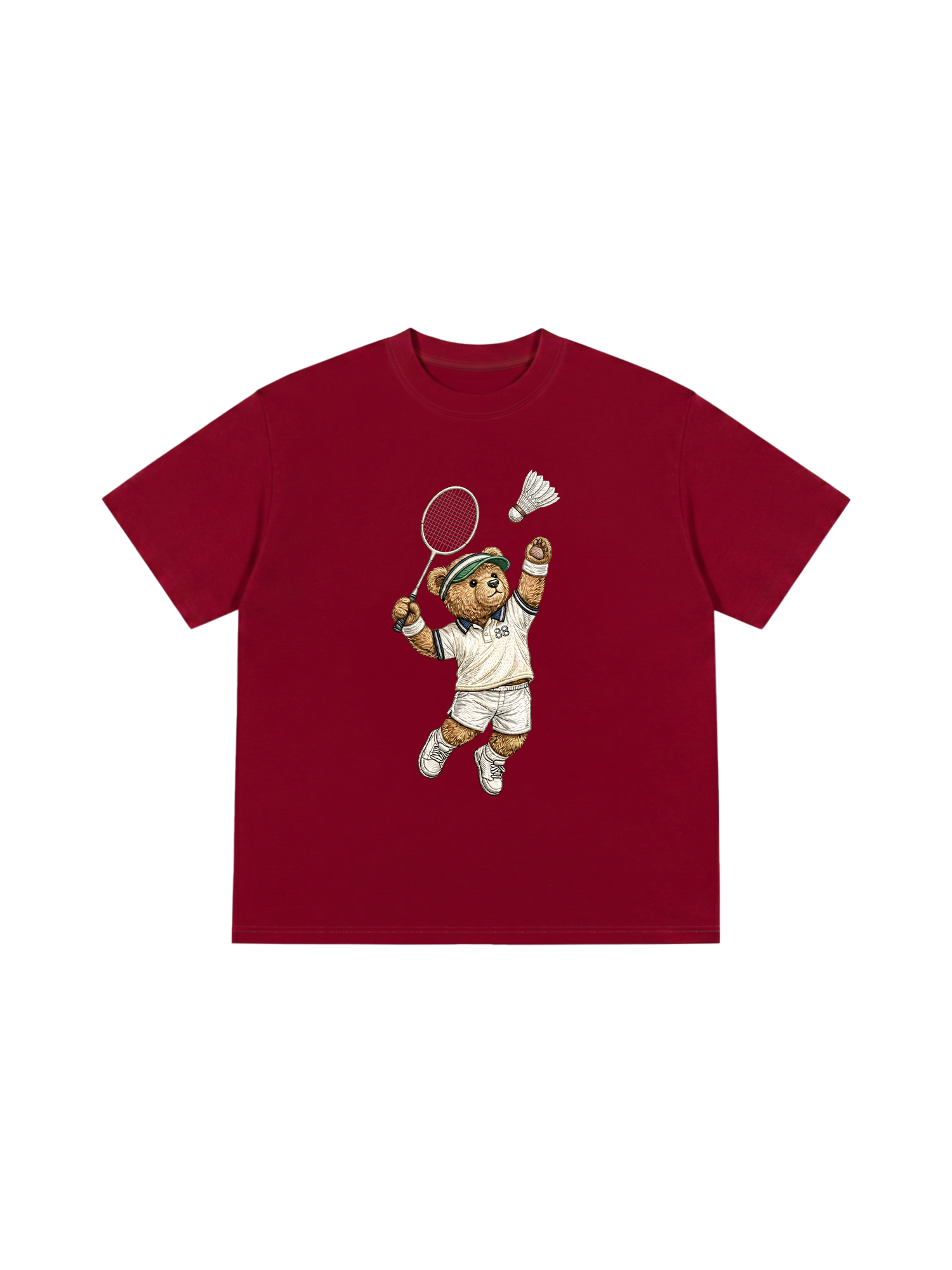 Áo Thun Relaxed Fit Badminton Teddy 88