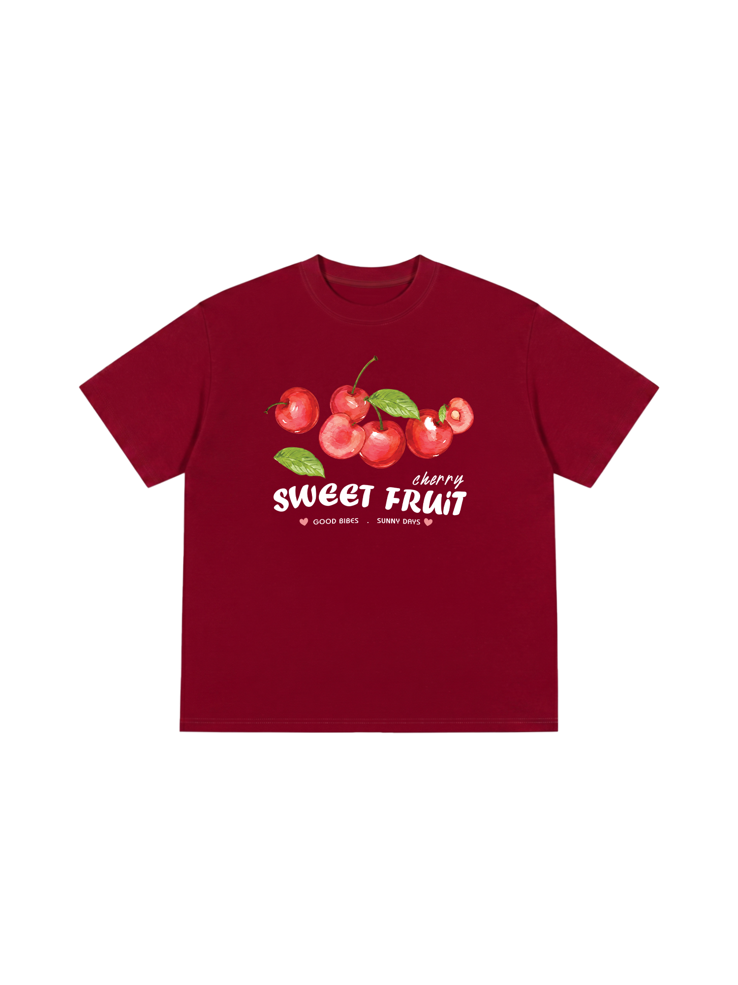 Áo Thun Relaxed Fit Tropical Cherry Sweet Fruit