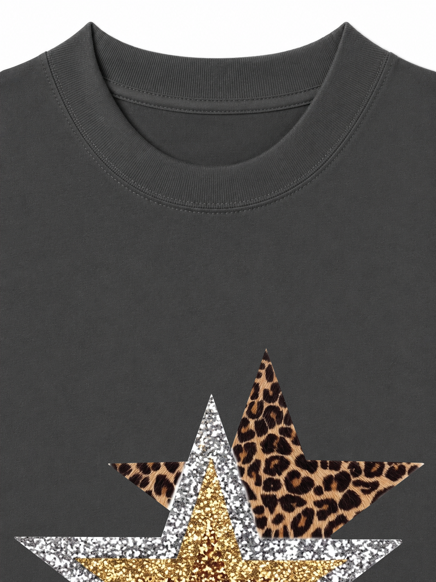 Áo Thun Relaxed Fit Urban Leopard Metallic Savage Stars