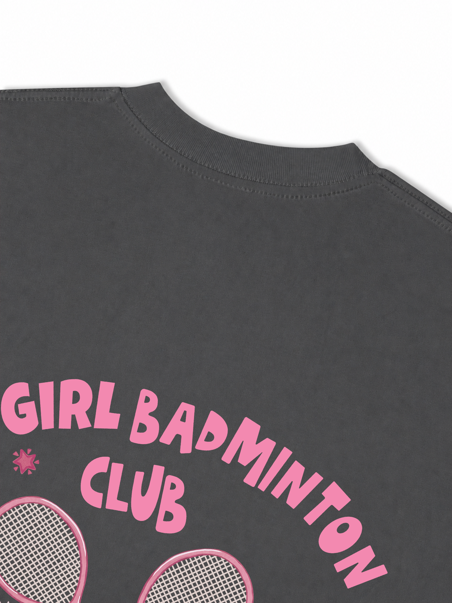 Áo Thun Relaxed Fit Badminton Cool Girl Club
