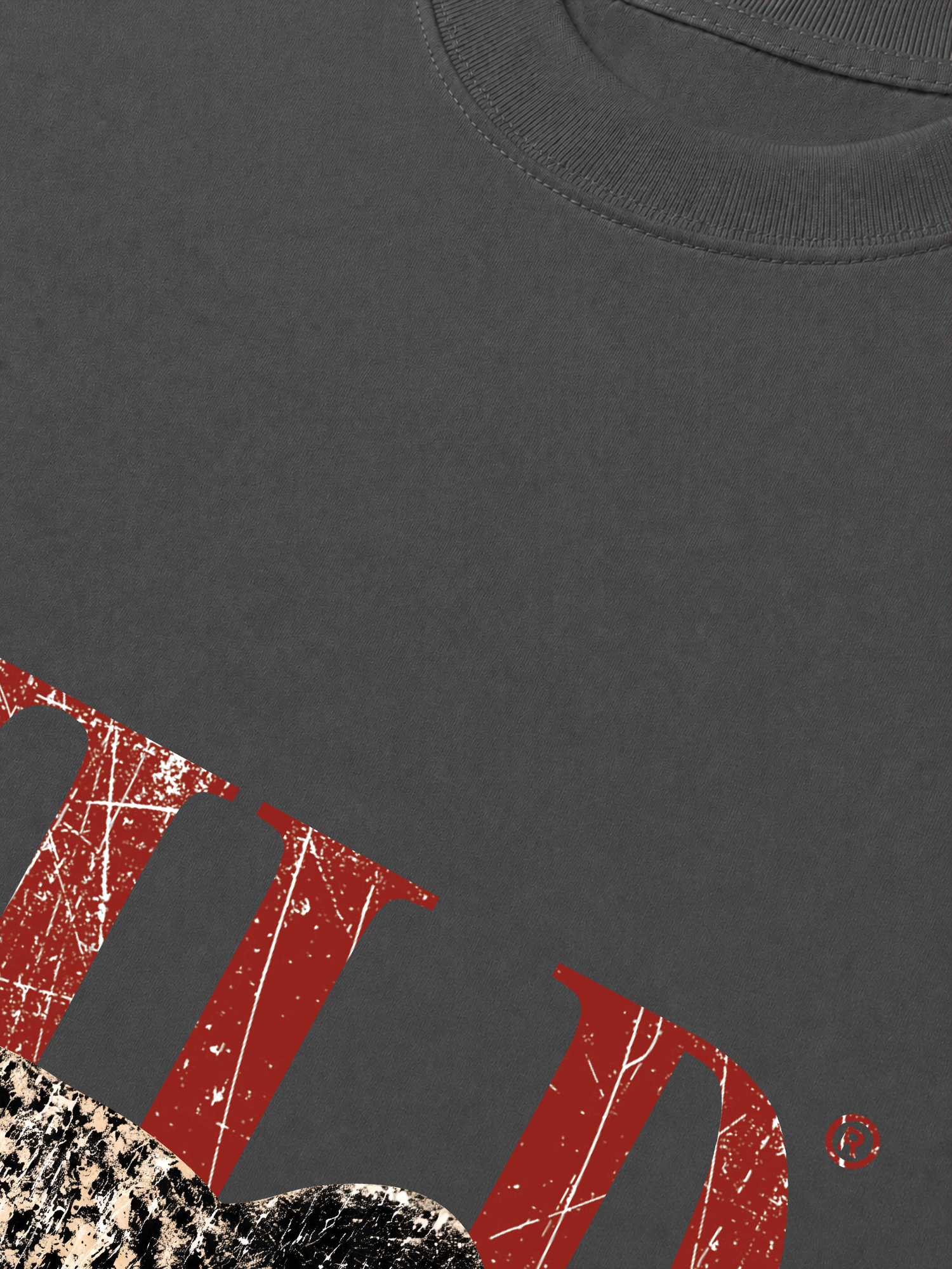 Áo Thun Relaxed Fit Urban Leopard Crimson Wild