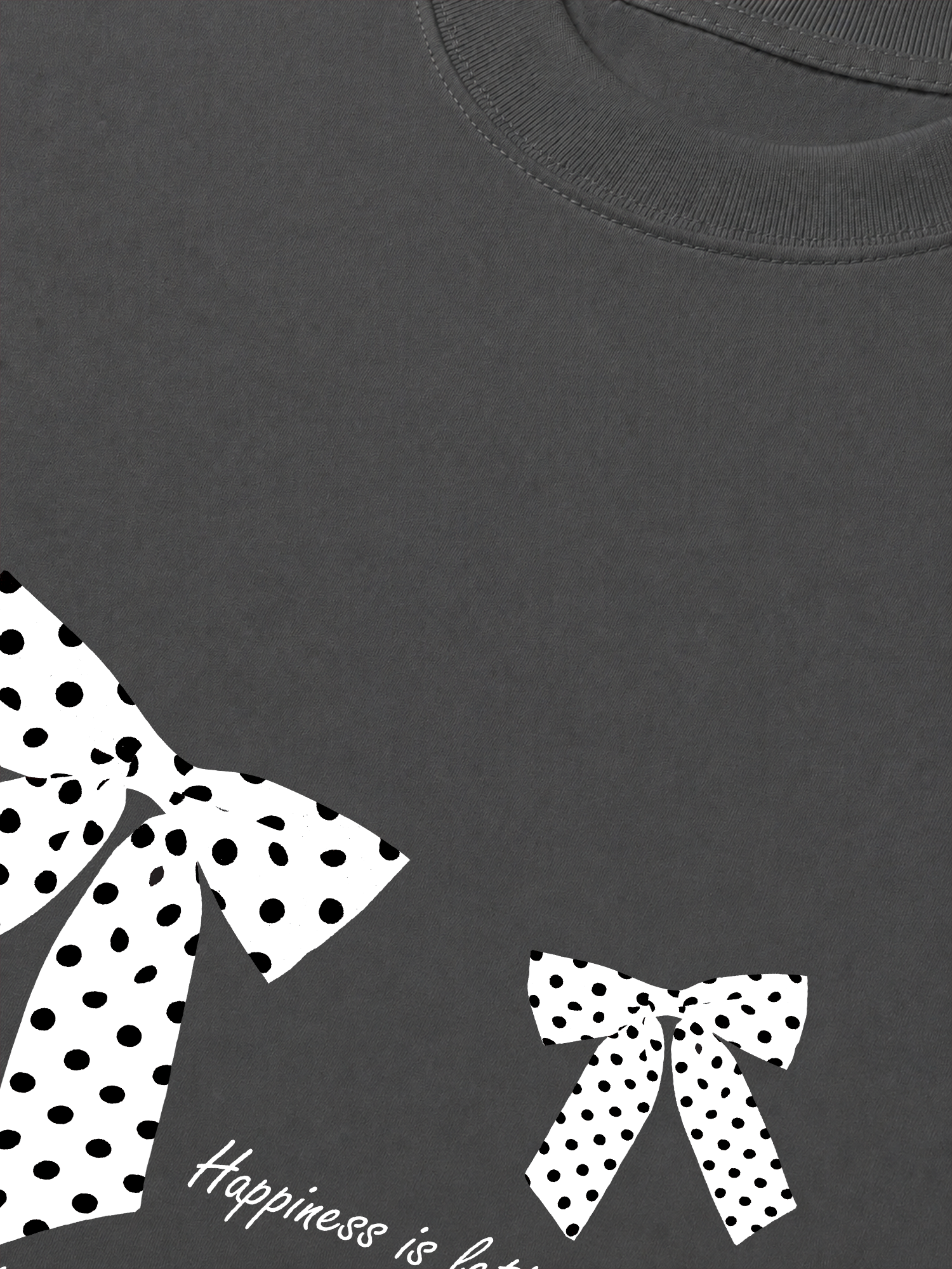 Áo Thun Relaxed Fit Dotty Mood Lovely Bloom Ribbon