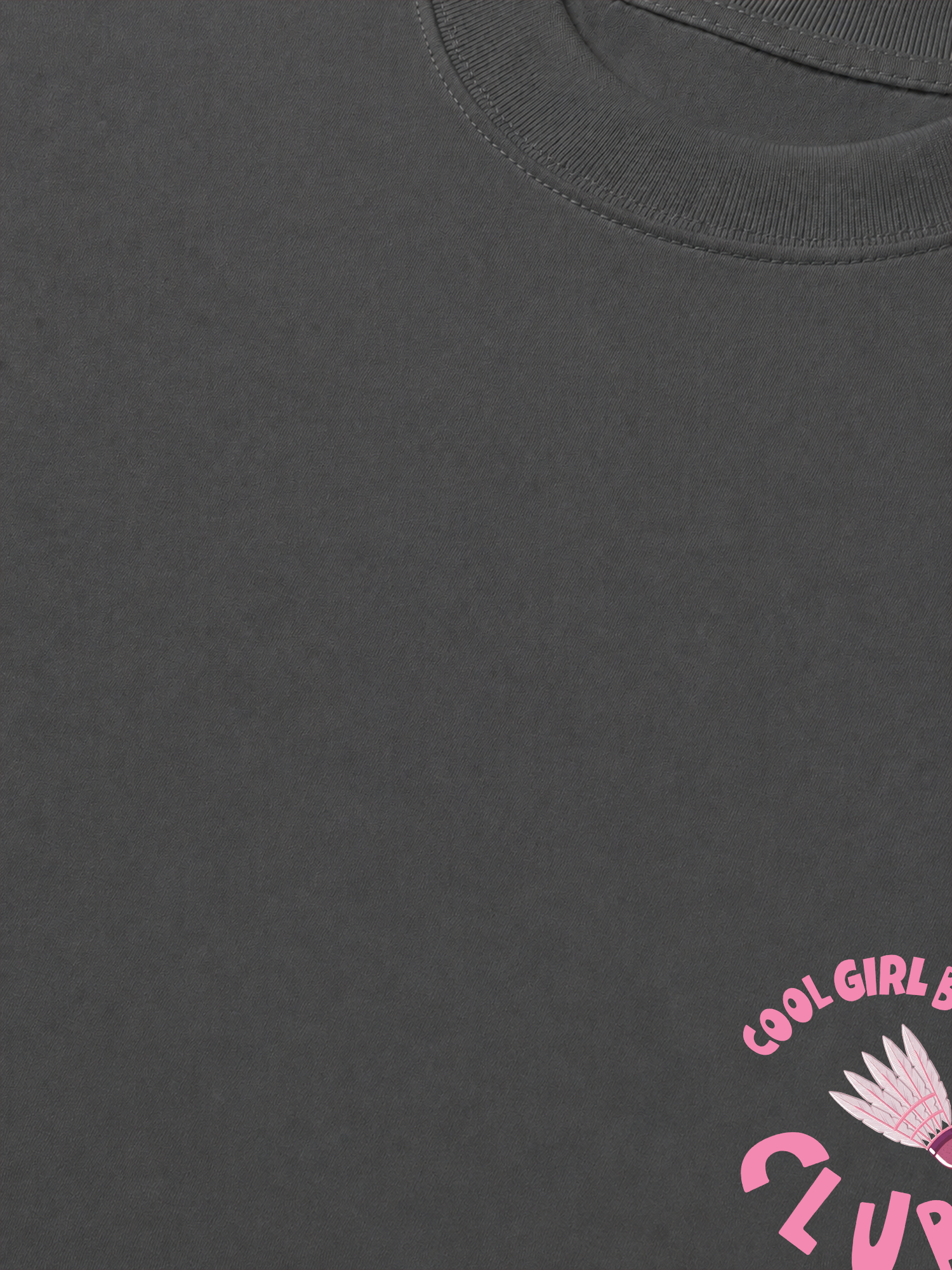 Áo Thun Relaxed Fit Badminton Cool Girl Club