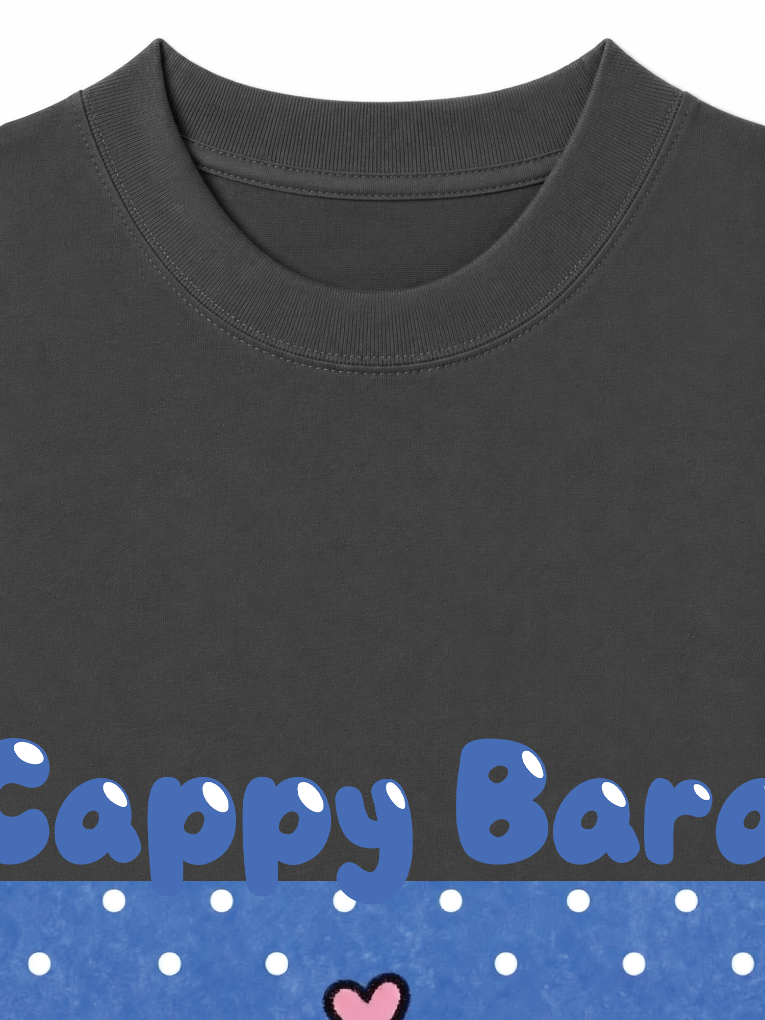 Áo Thun Relaxed Fit Farm Capy Bara Blue Background