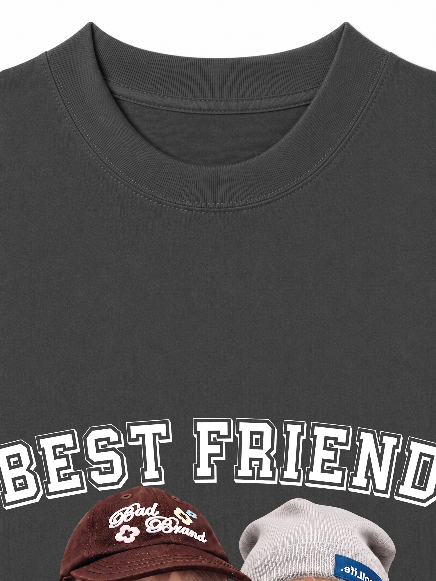 Áo Thun Relaxed Fit Cute Gang Best Friend