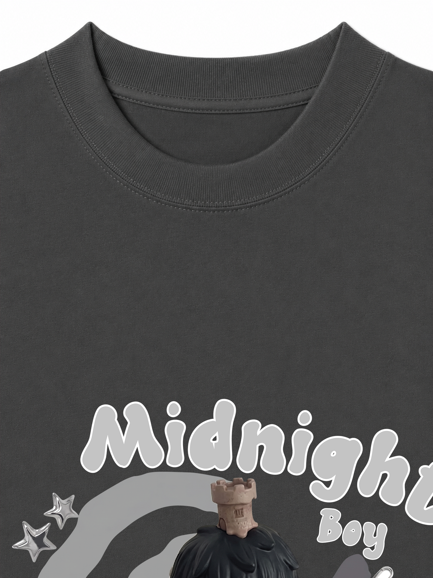 Áo Thun Relaxed Fit Cute Gang Mightnight Boy