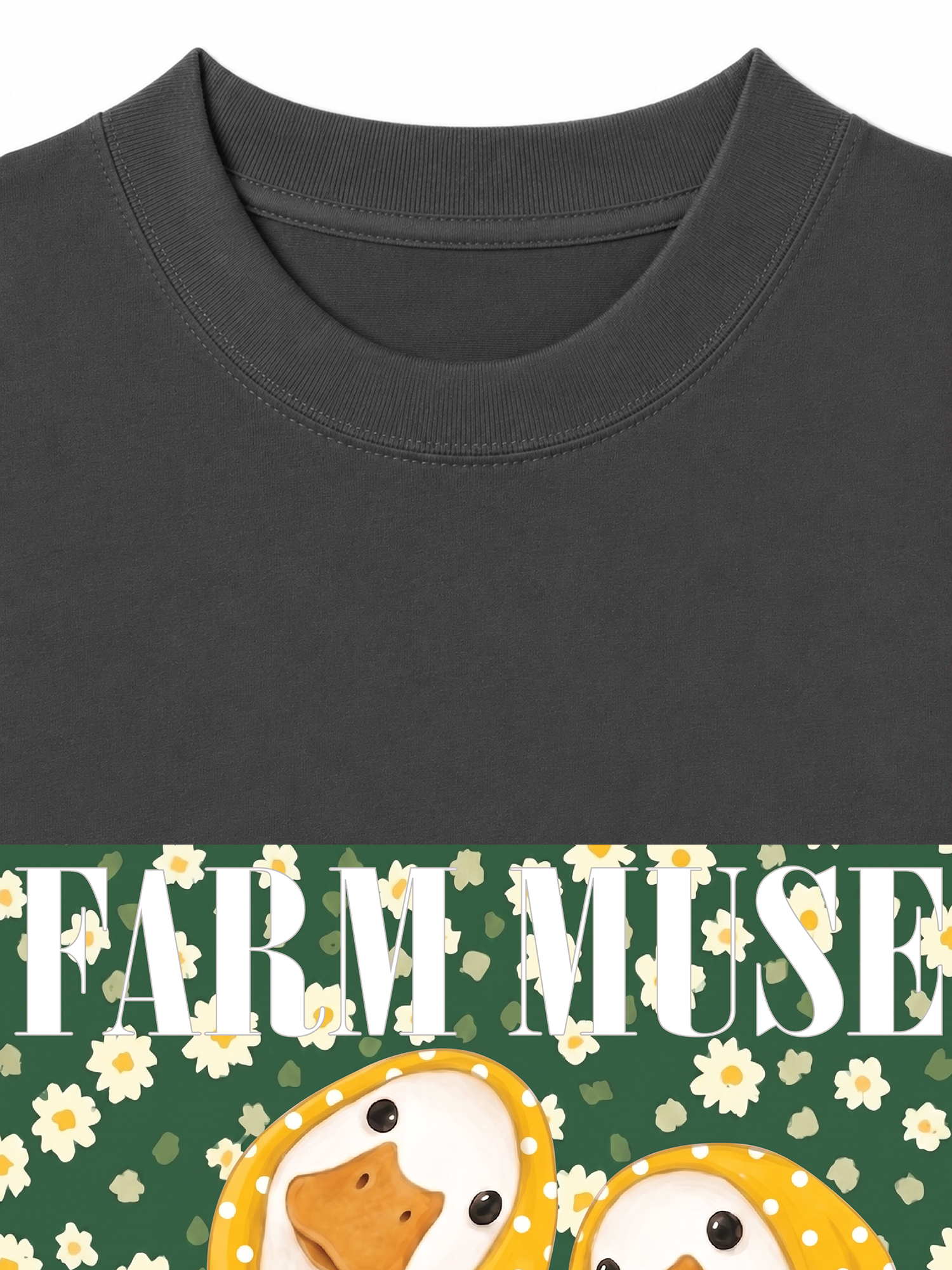 Áo Thun Relaxed Fit Farm Muse Duck Couple