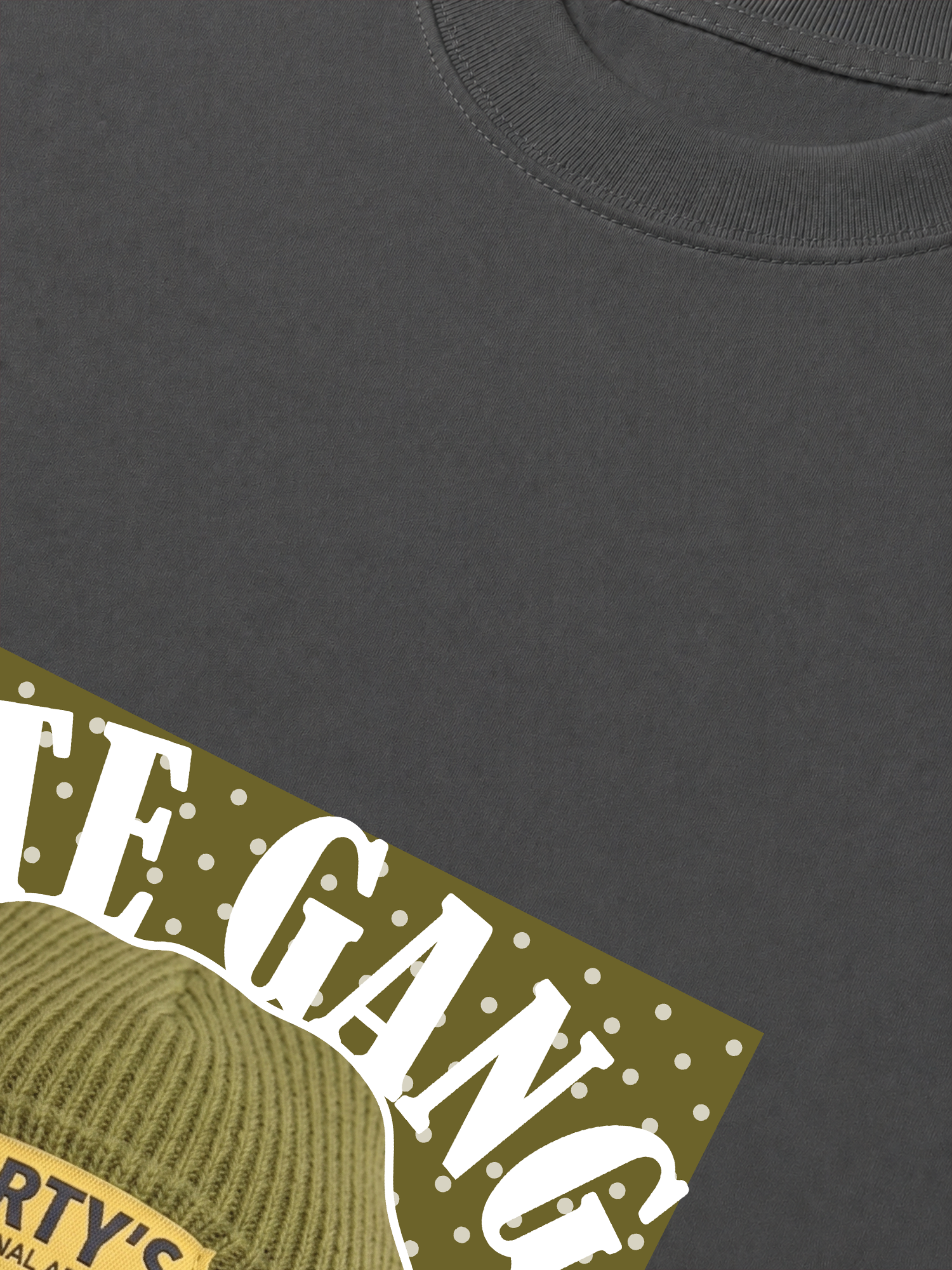 Áo Thun Relaxed Fit Cute Gang Green Dotty
