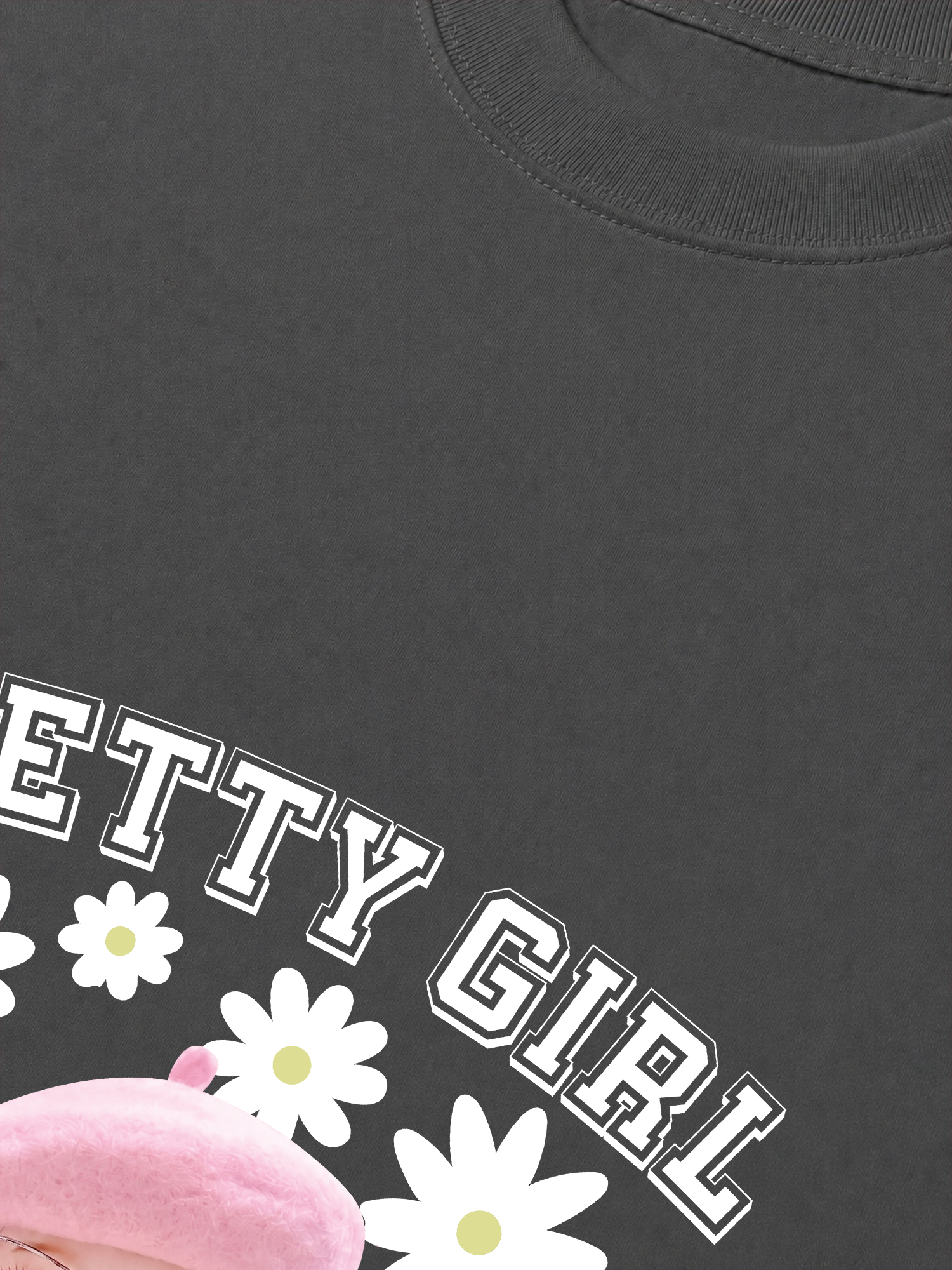 Áo Thun Relaxed Fit Cute Gang Pretty Girl