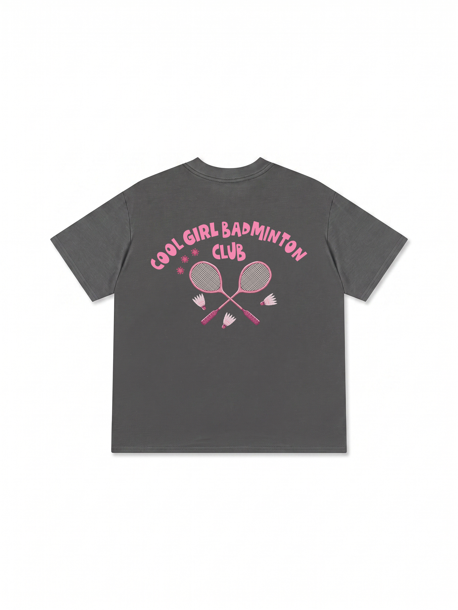 Áo Thun Relaxed Fit Badminton Cool Girl Club