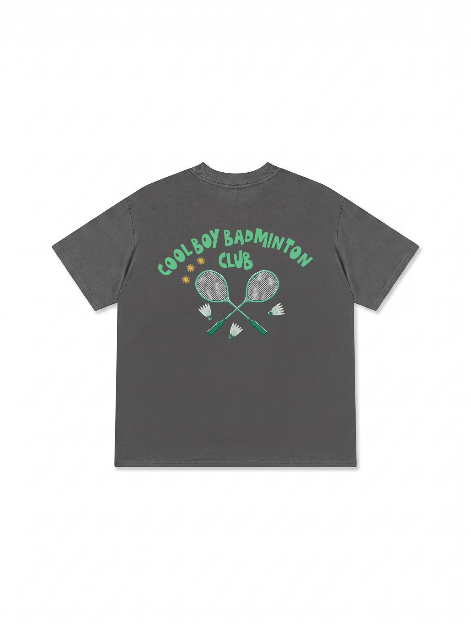 Áo Thun Relaxed Fit Badminton Cool Boy Club