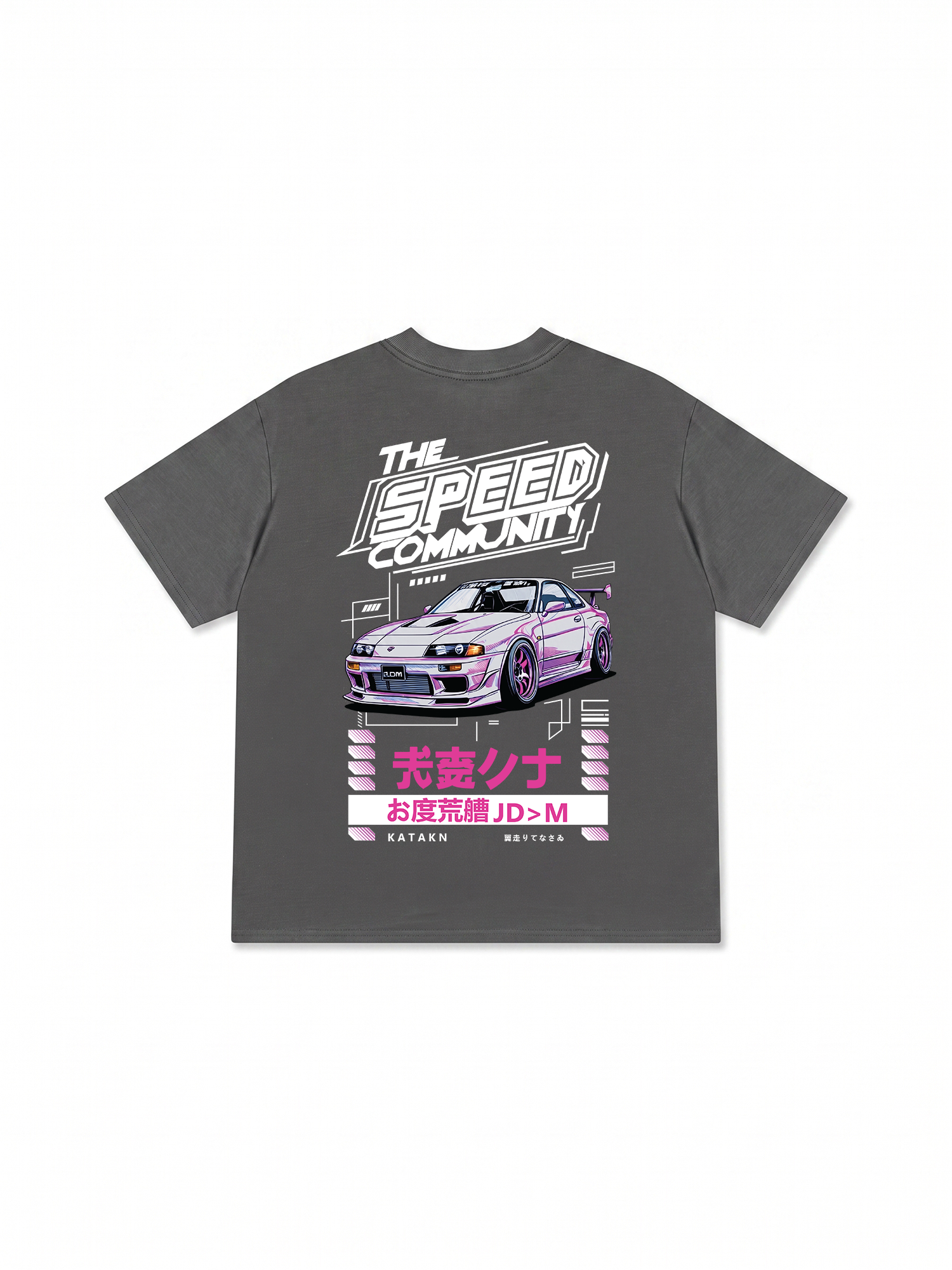 Áo Thun Relaxed Fit JDM Car Speed Community Cyber Tuner