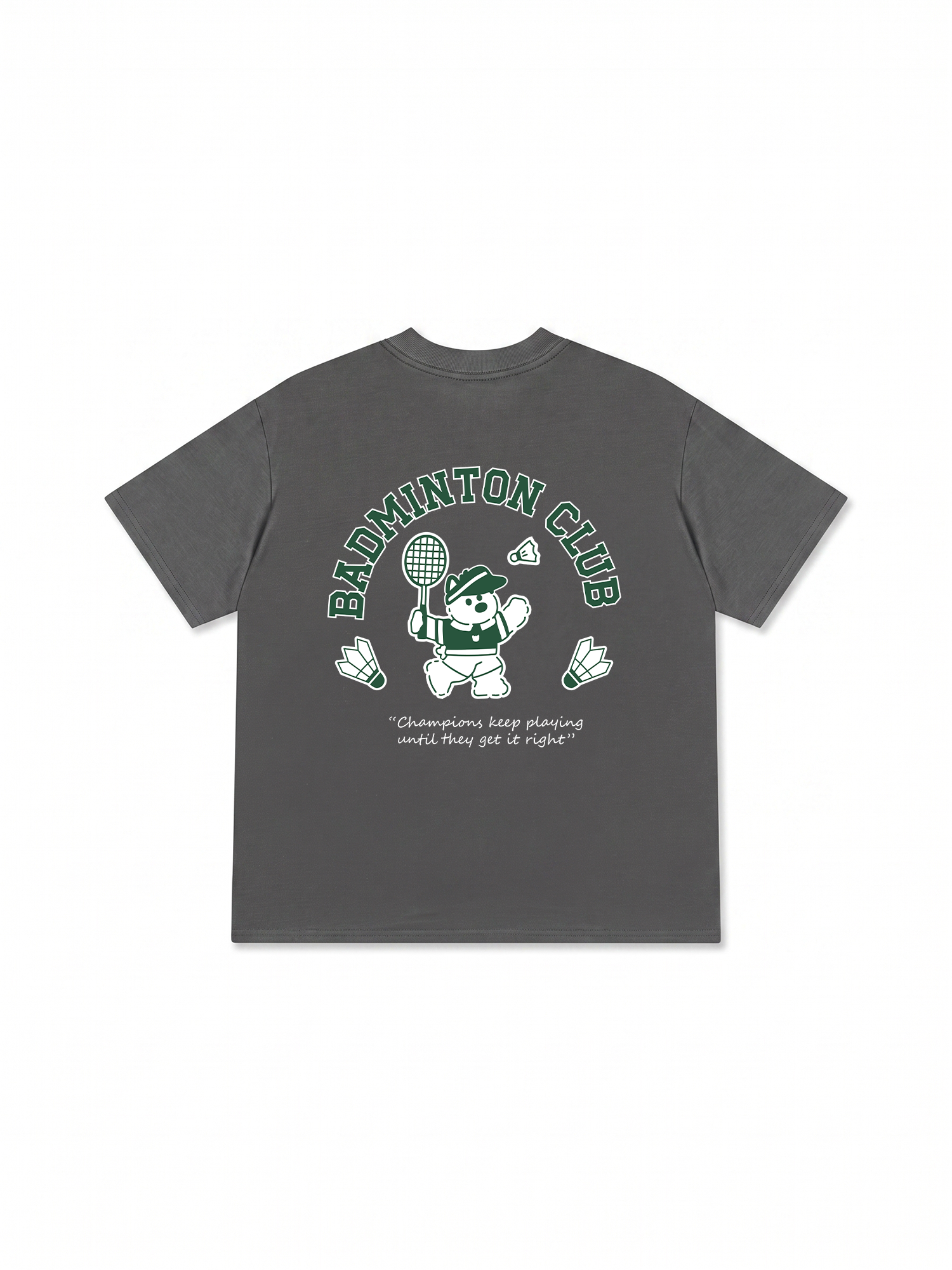 Áo Thun Relaxed Fit Badminton Club Green