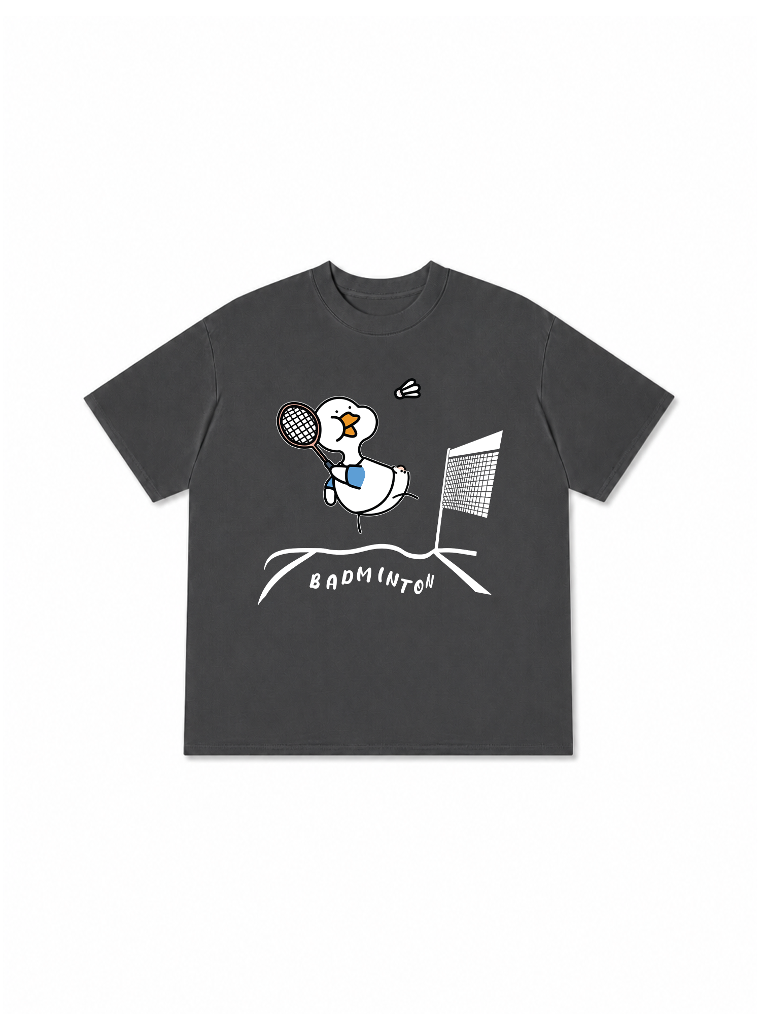 Áo Thun Relaxed Fit Badminton The Shuttle Duck