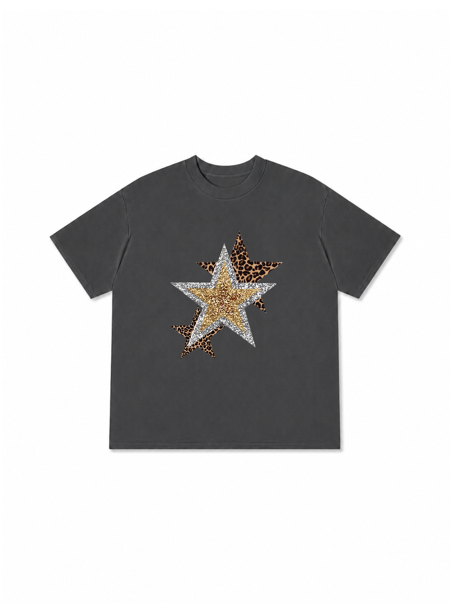 Áo Thun Relaxed Fit Urban Leopard Metallic Savage Stars