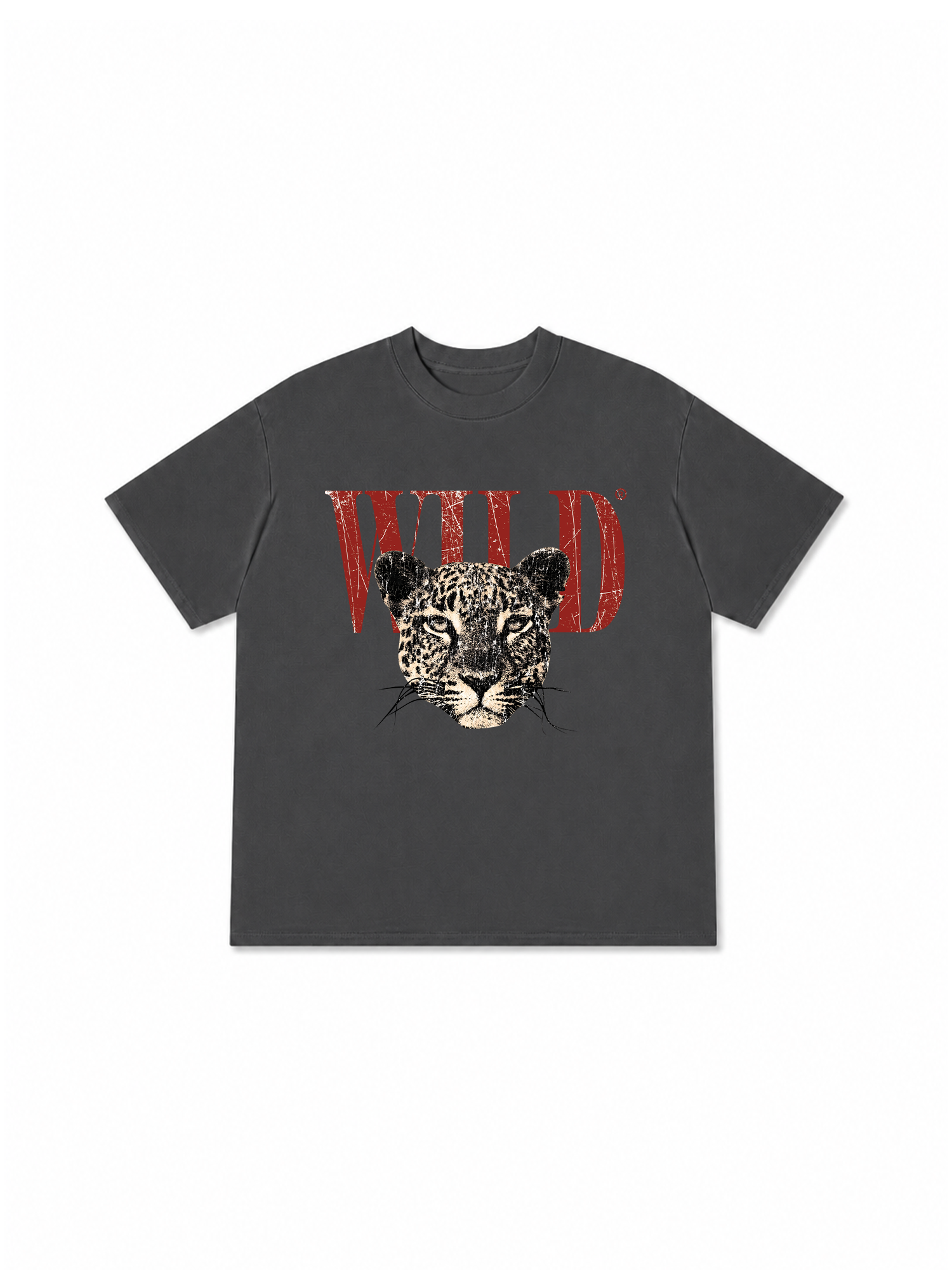 Áo Thun Relaxed Fit Urban Leopard Crimson Wild