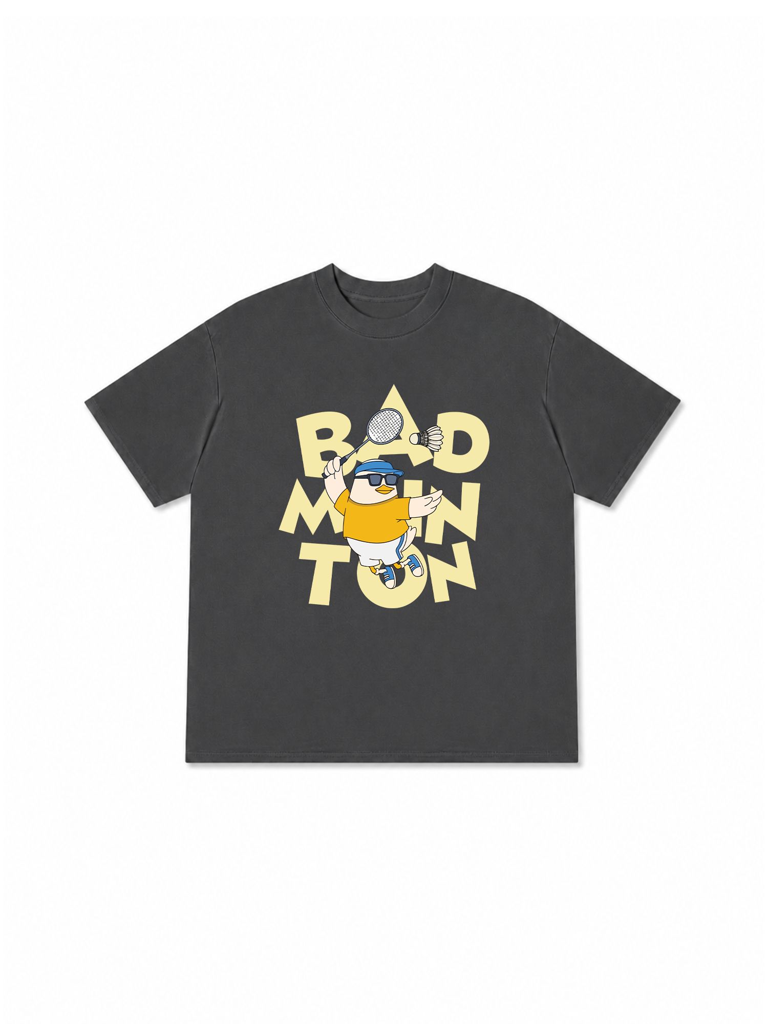 Áo Thun Relaxed Fit Badminton Duck