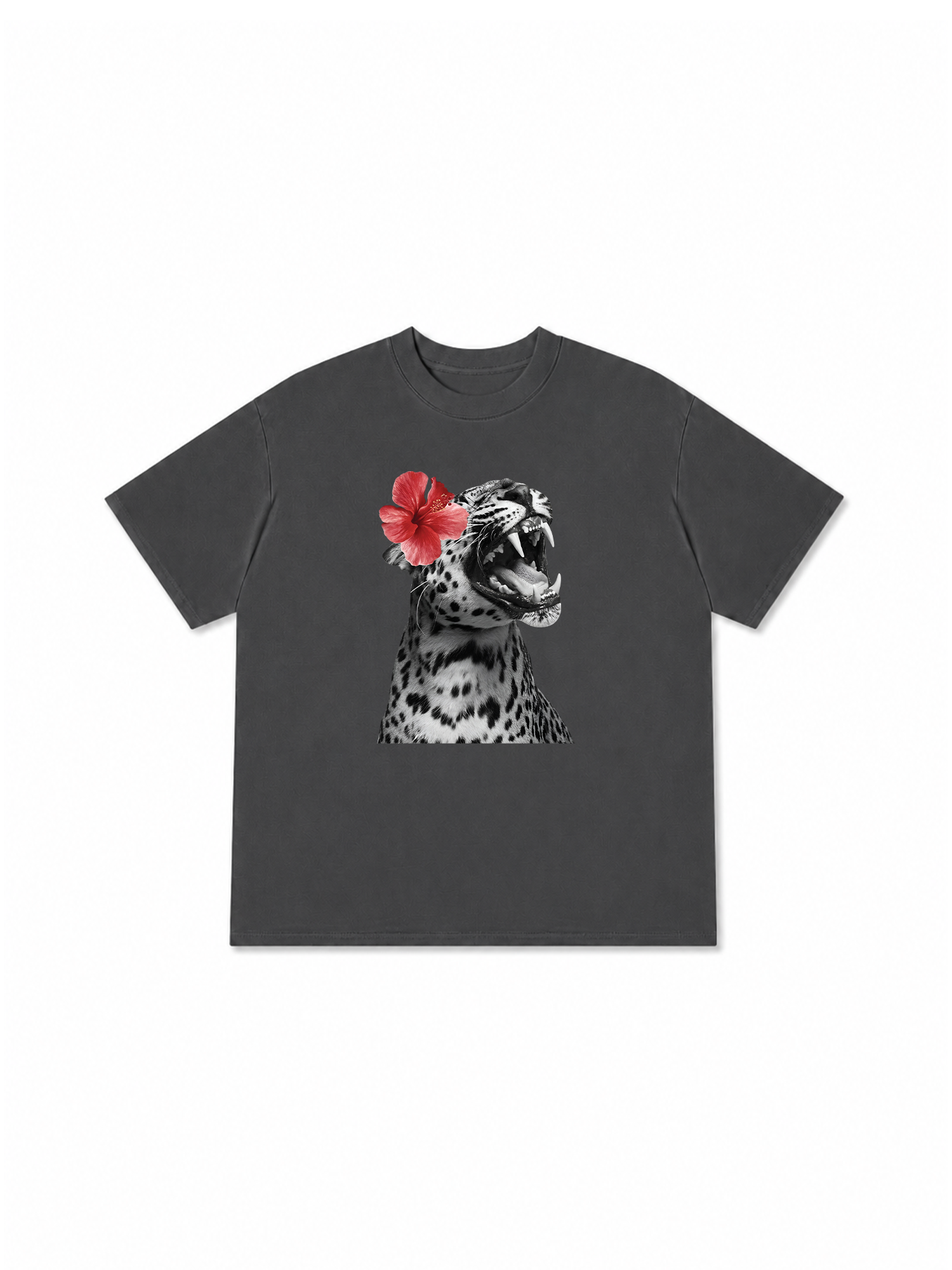 Áo Thun Relaxed Fit Urban Leopard Roar Flower
