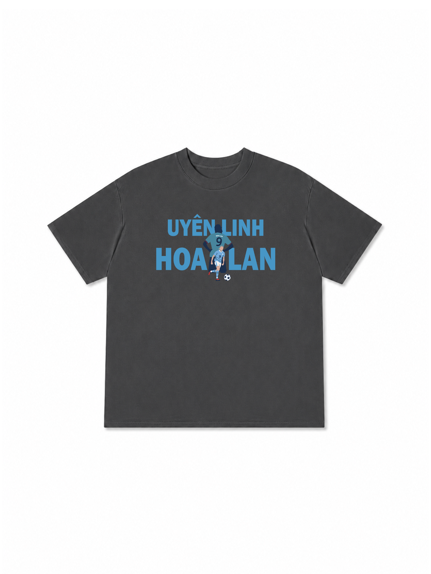 Áo Thun Relaxed Fit Soccer Uyên Linh Hoa Lan