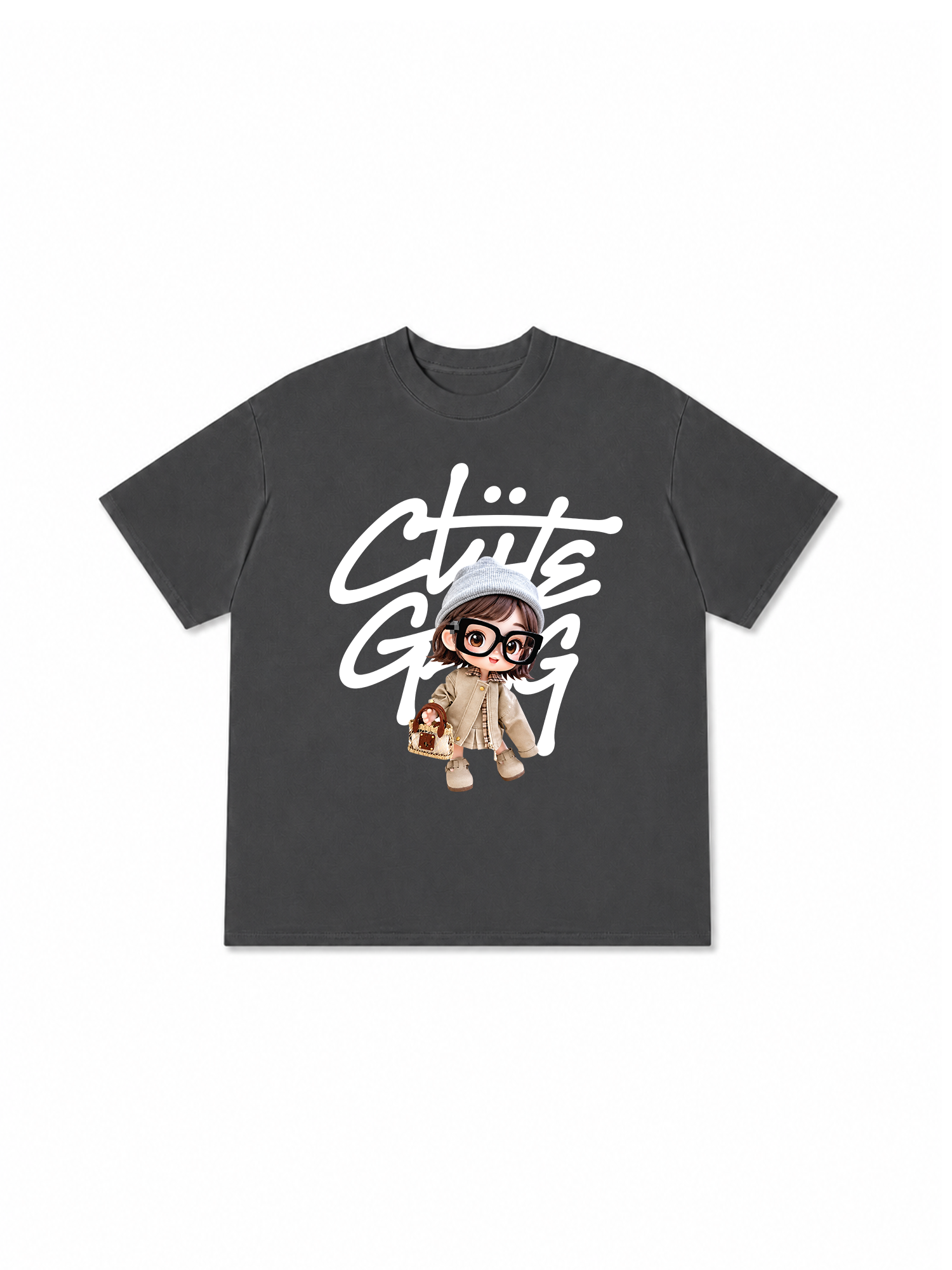Áo Thun Relaxed Fit Cute Gang