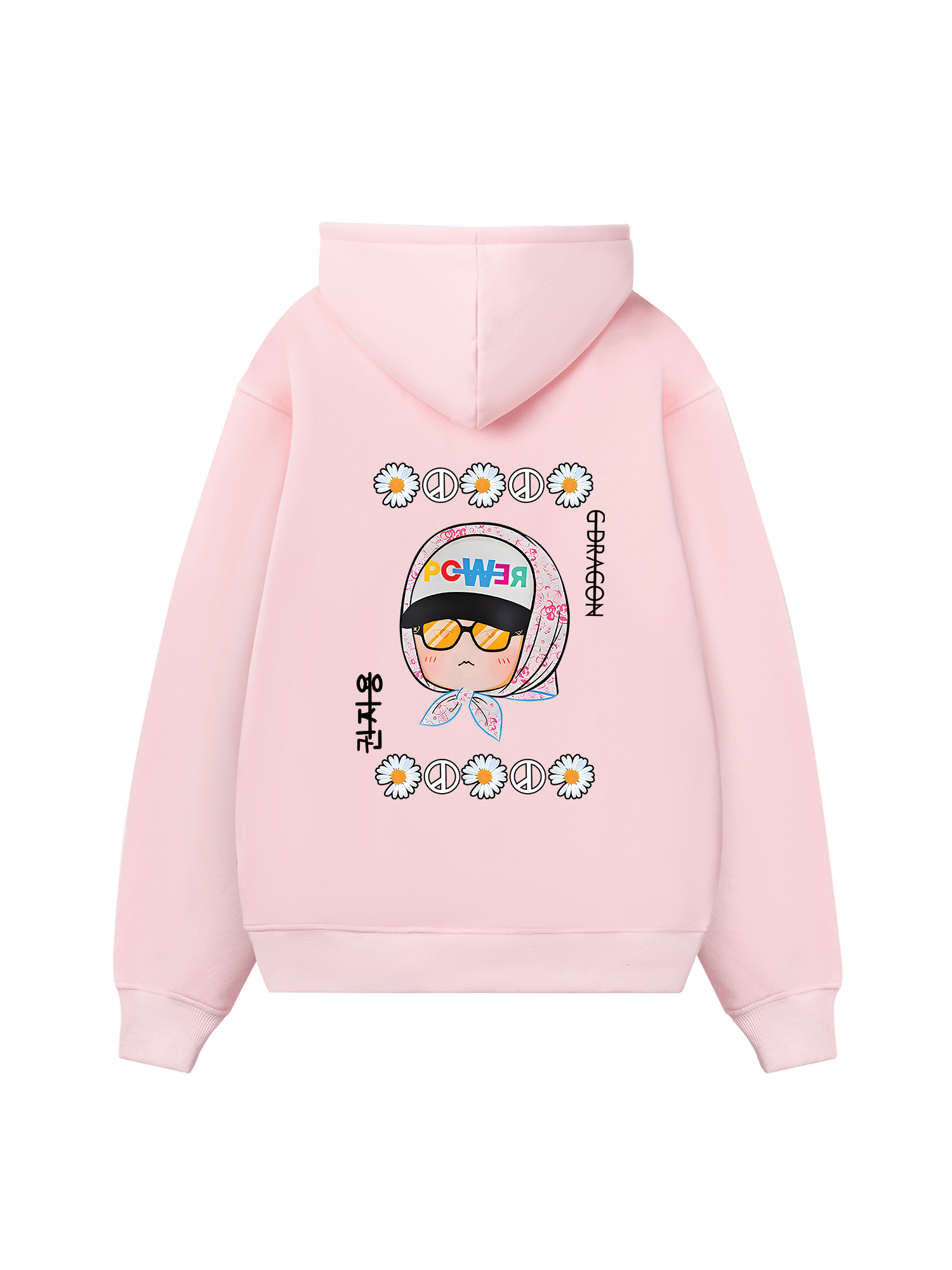 Floral With GD Chibi Daisy Flower Hoodie