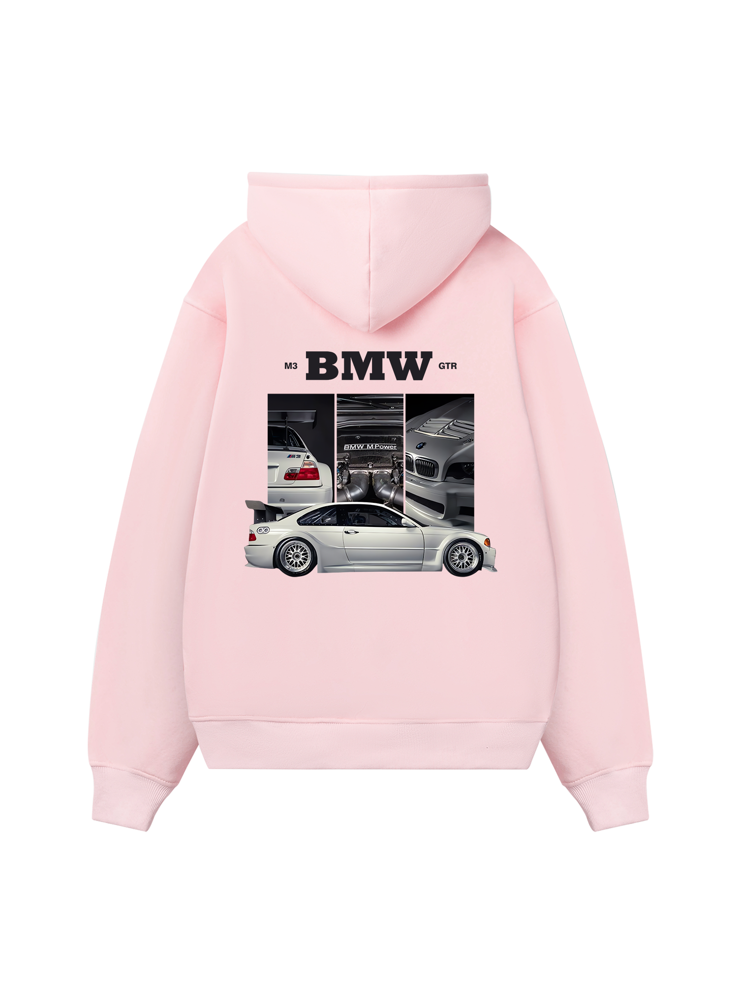 BMW M3 GTR Silver Hoodie