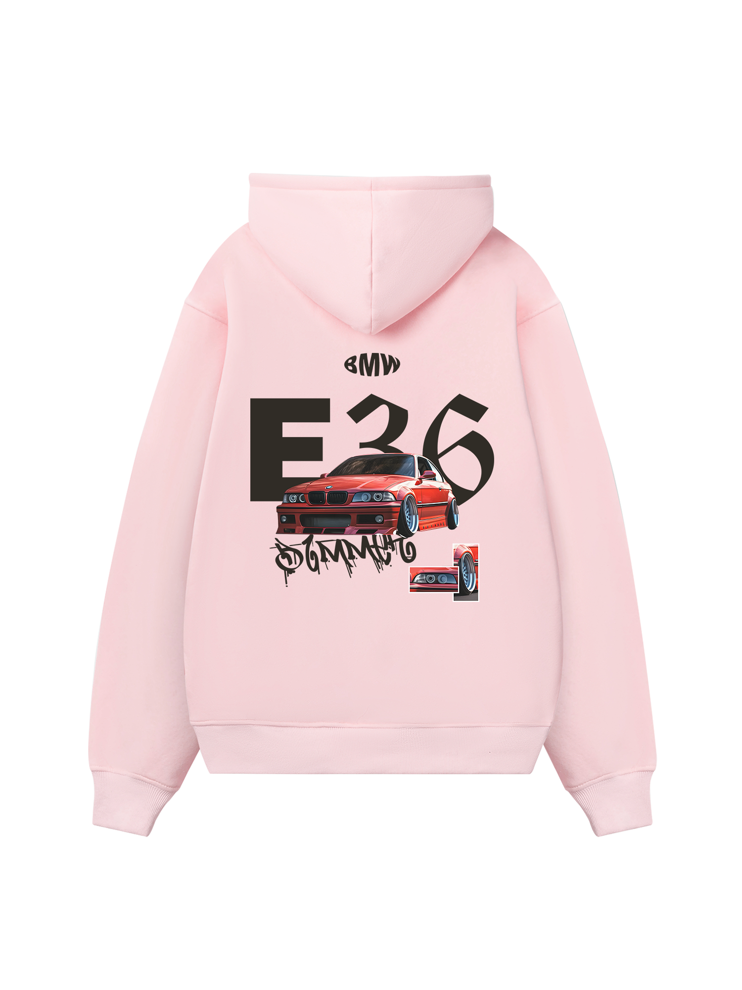BMW E36 Crimson Hoodie