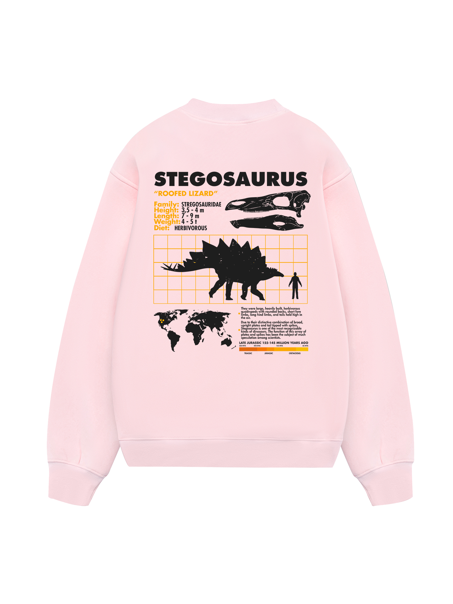 Wild Life Analysis Table Stegosaurus Sweater