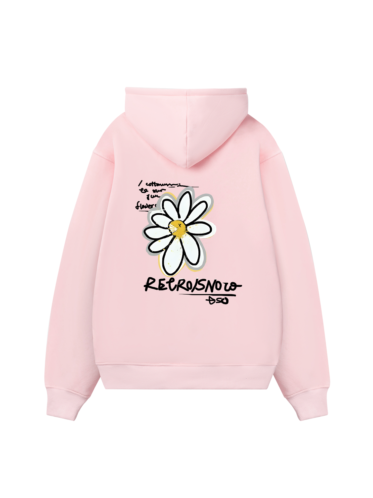 Cotton Usa Daisy Flower Hoodie