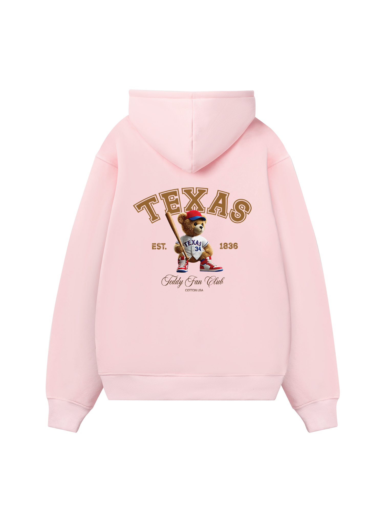 Baseball Texas Teddy Fan Club Hoodie
