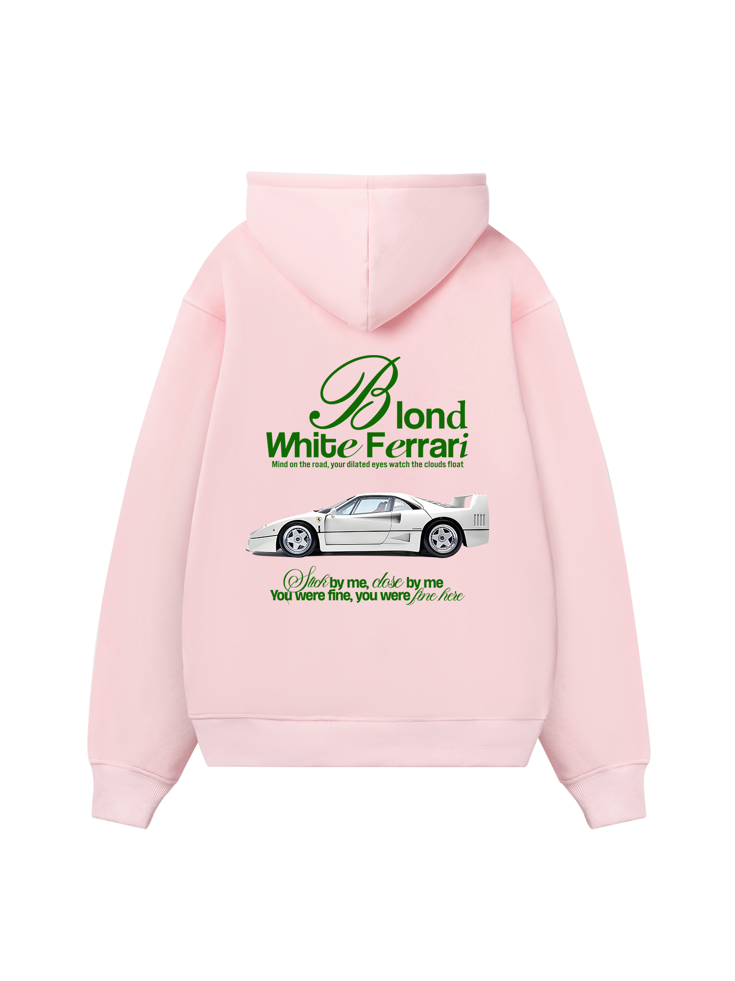 Ferrari Blond White Hoodie