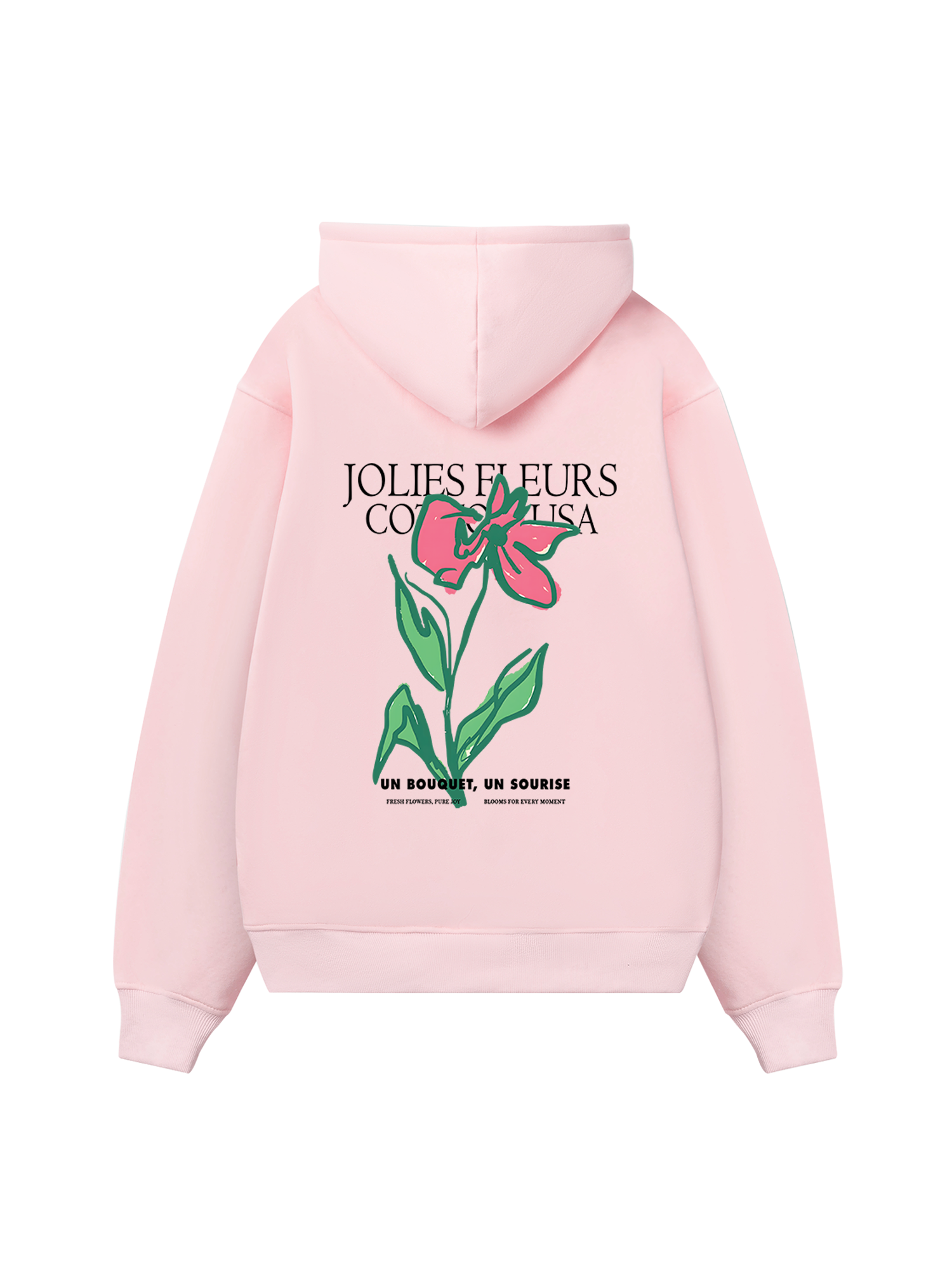 Floral Jolies Fleurs Hoodie