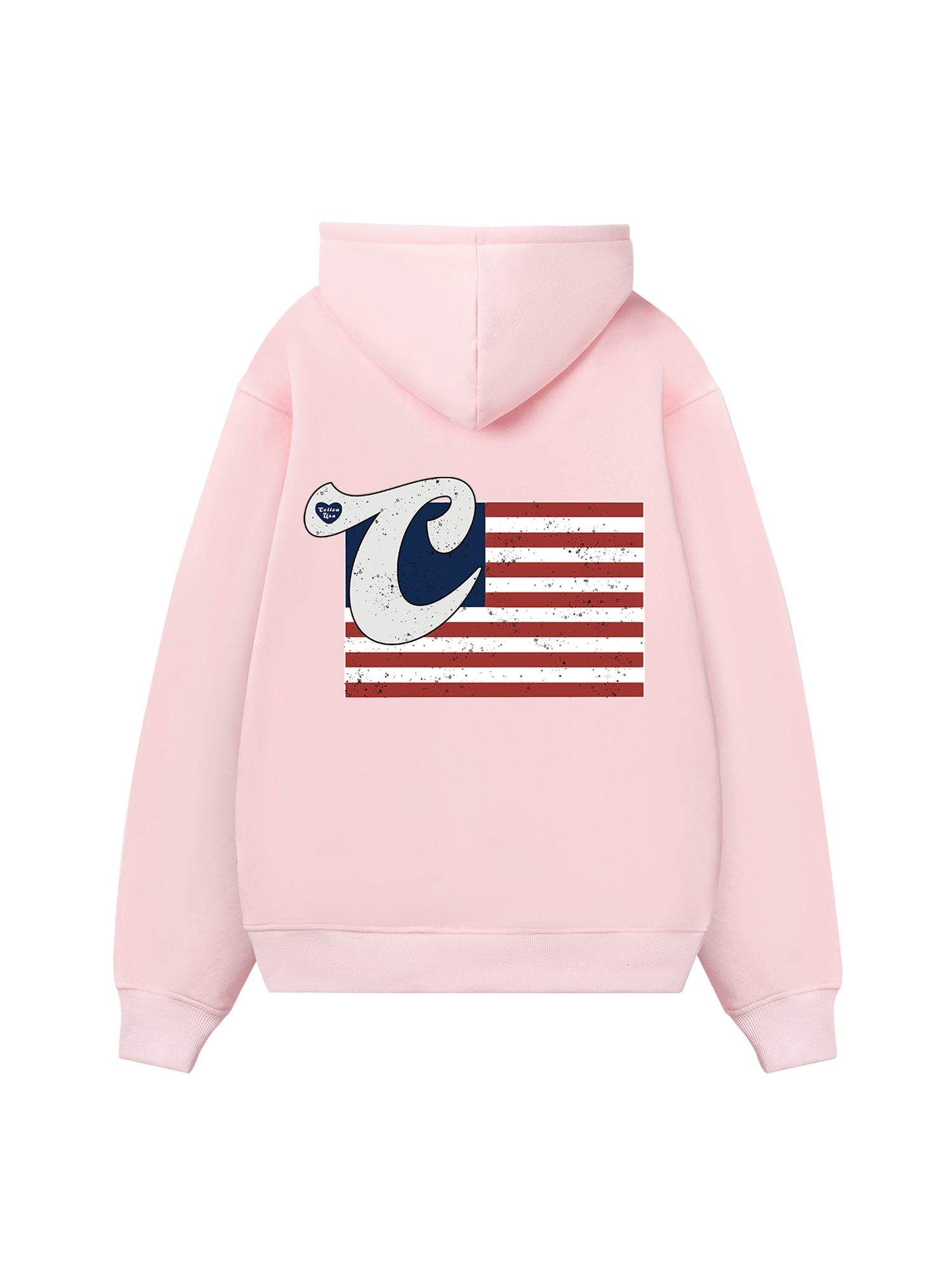 USA Vintage Flag Hoodie