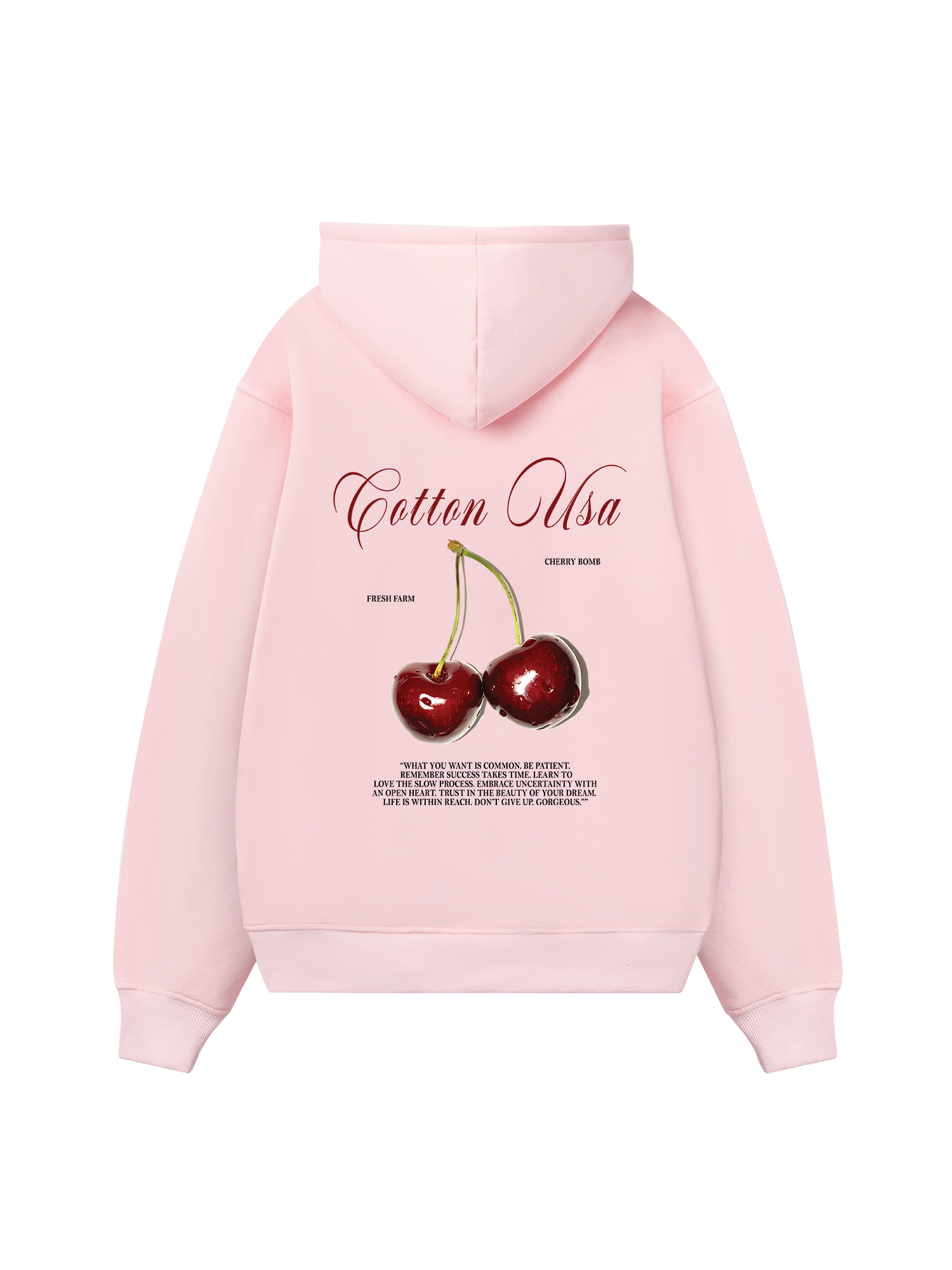 Cherry Classic Cherru Club Pink Plaid Hoodie