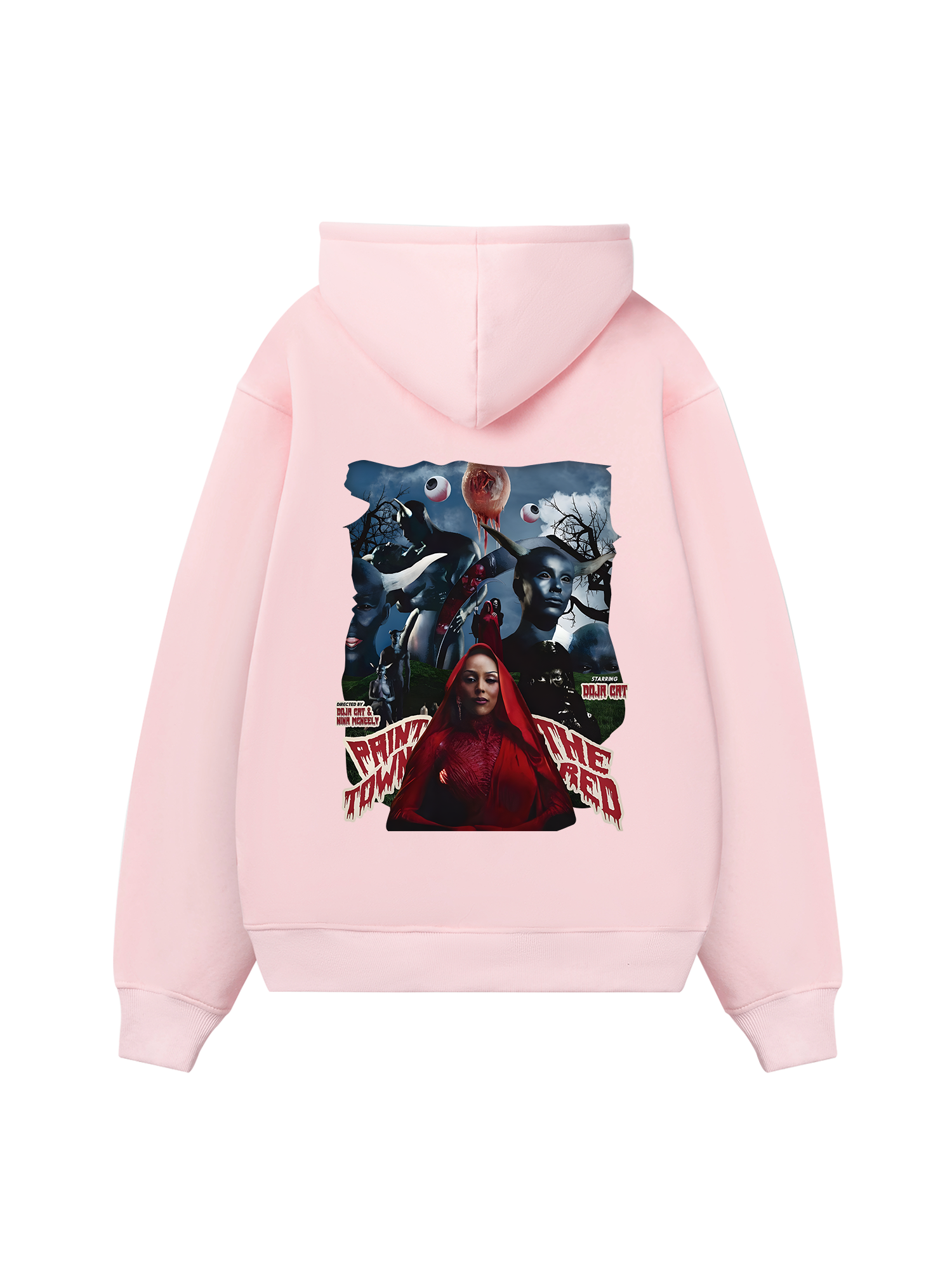Rapper Doja Cat Red Town Hoodie