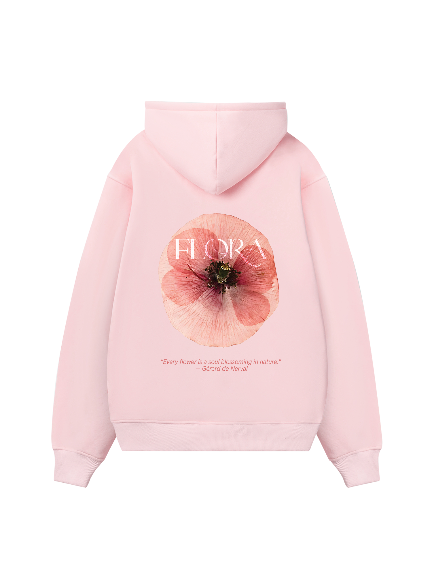 Floral Quote Hoodie