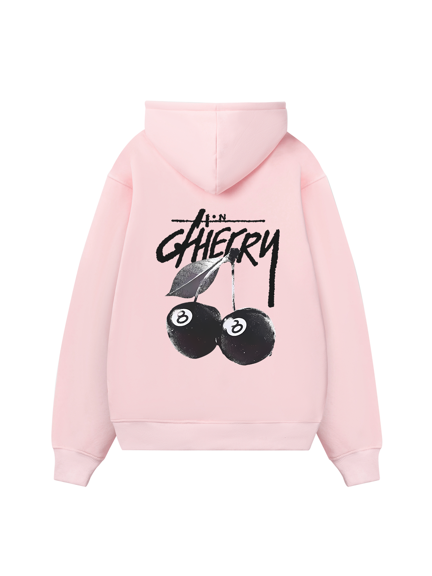 Cherry Black Hoodie